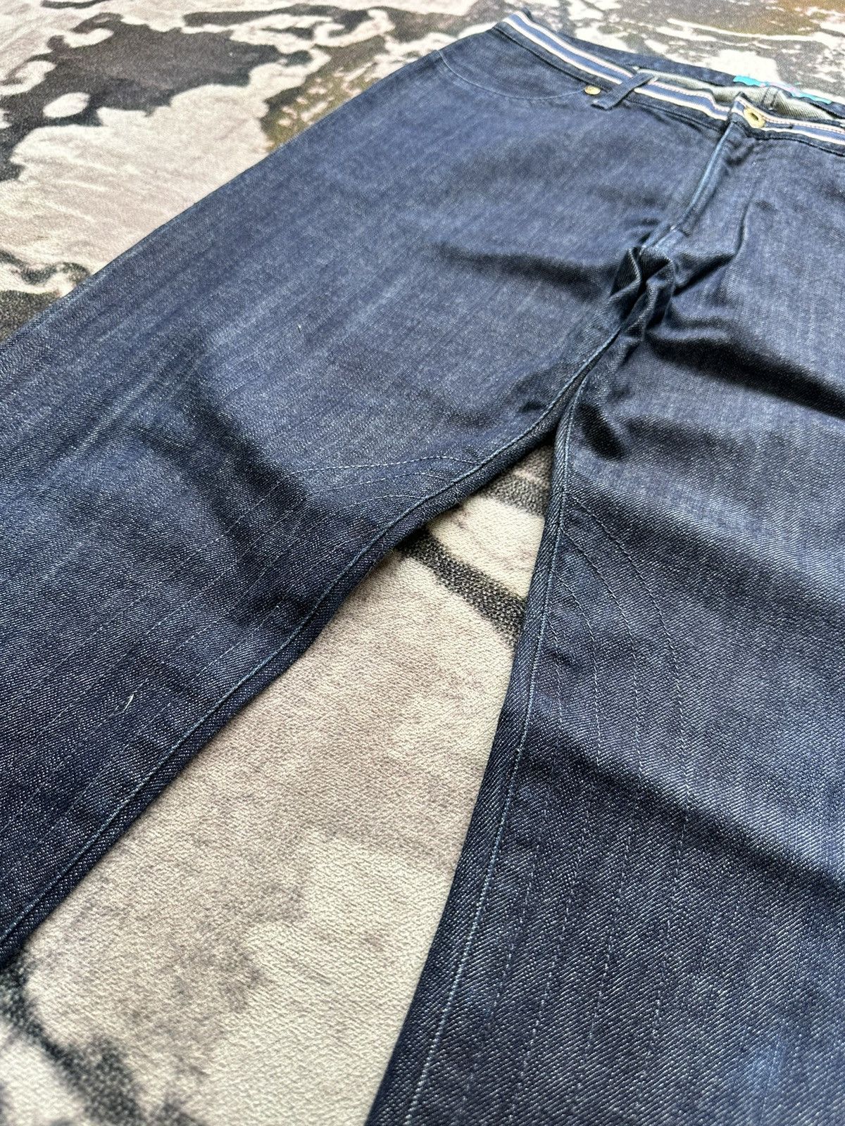 realmad HECTIC 1998 Hec by Hectic Indigo denim jeans Size US 31 - 7 Thumbnail