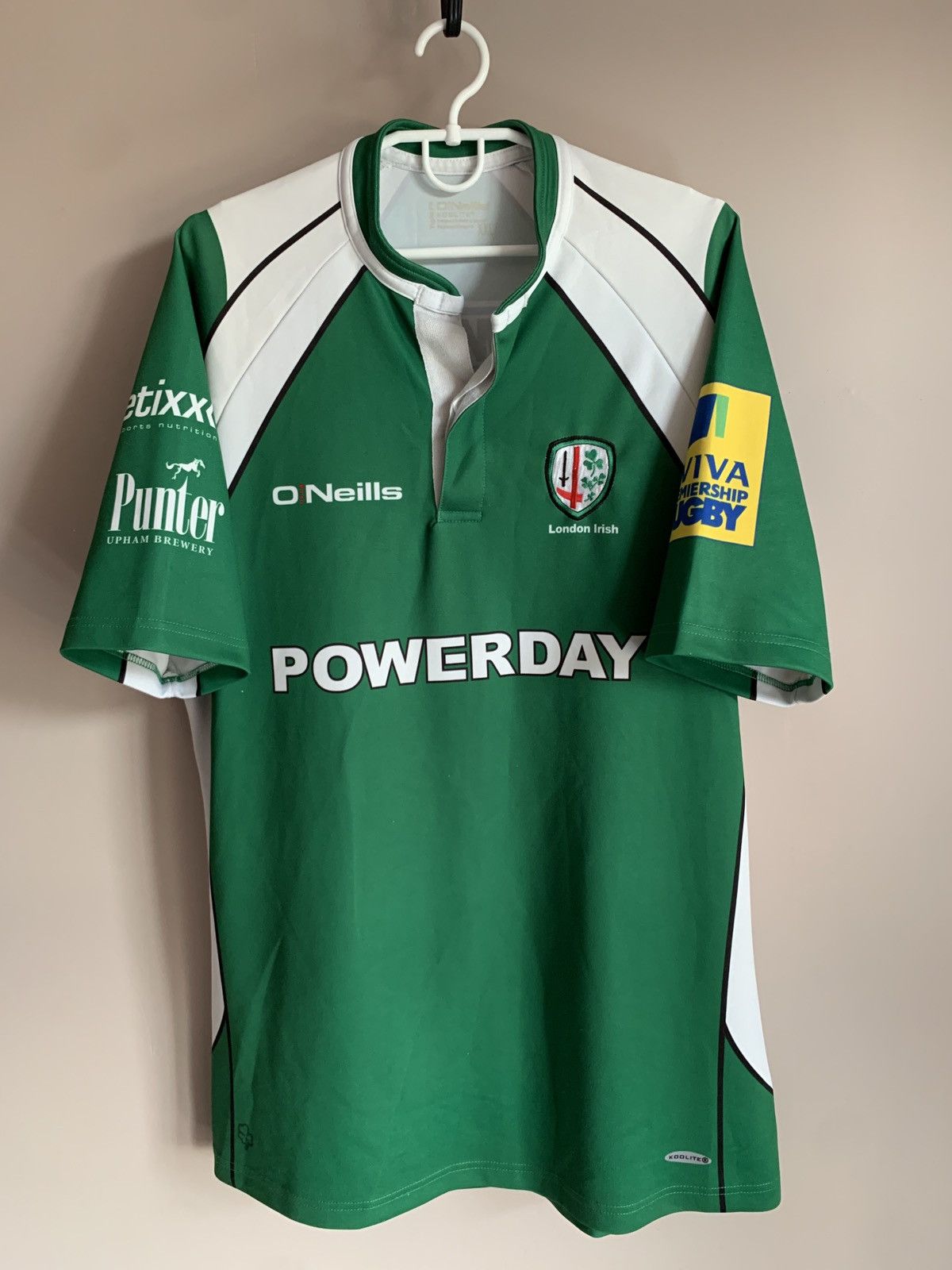 Vintage London Irish Home Rugby Union Shirt Vintage Oneills Jersey Size US XXL / EU 58 / 5 - 1 Thumbnail