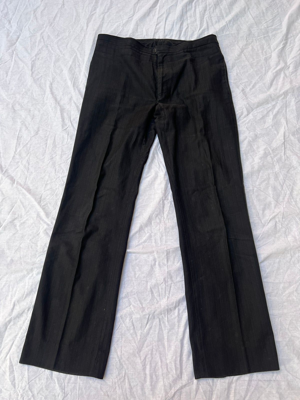 Pre-owned Carol Christian Poell Dark Grey Cotton Pants In Dark Gray