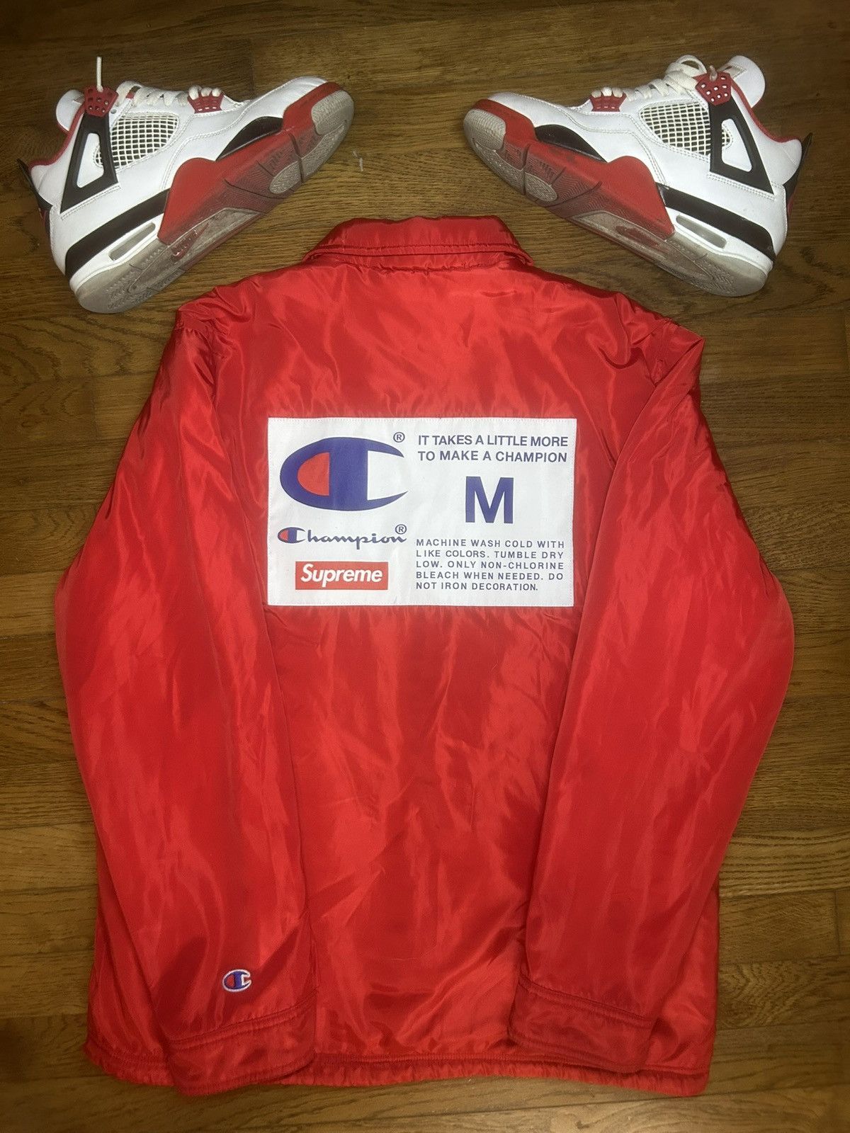 Champion Supreme Label Coaches Jacket | Grailed