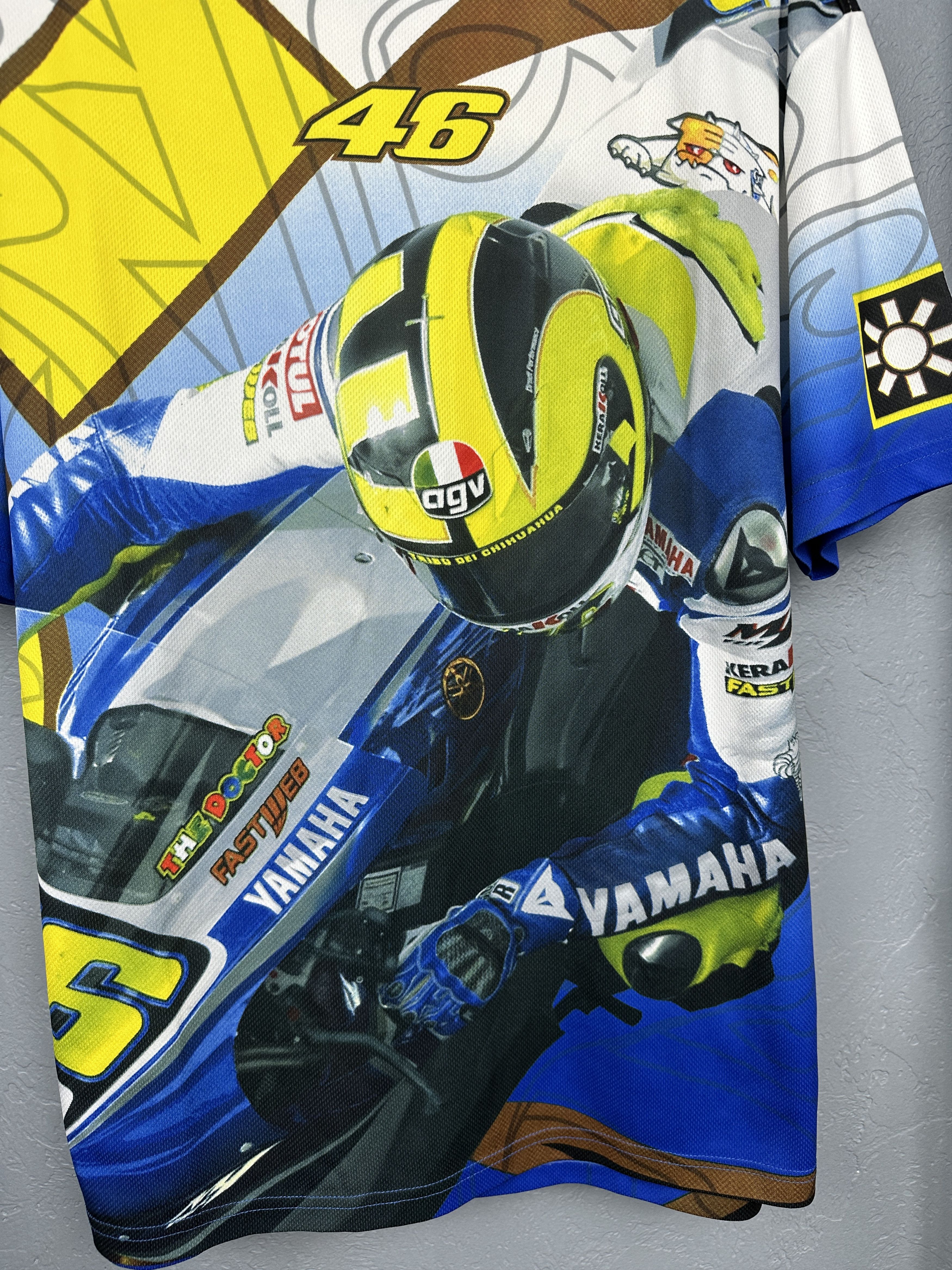 Yamaha Yamaha Racing Team 46 Mens T-Shirt Jersey Size US L / EU 52-54 / 3 - 3 Thumbnail