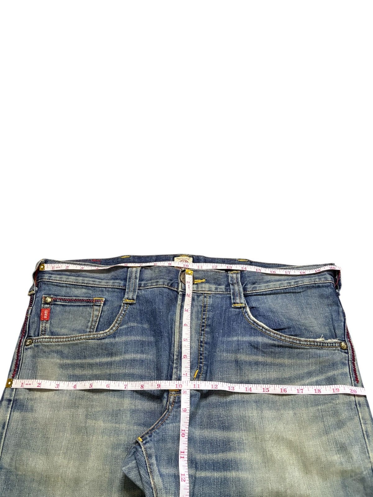 Edwin Vintage Edwin Blue Trip Mud Wash Baggy Jeans Size US 40 / EU 56 - 13 Thumbnail