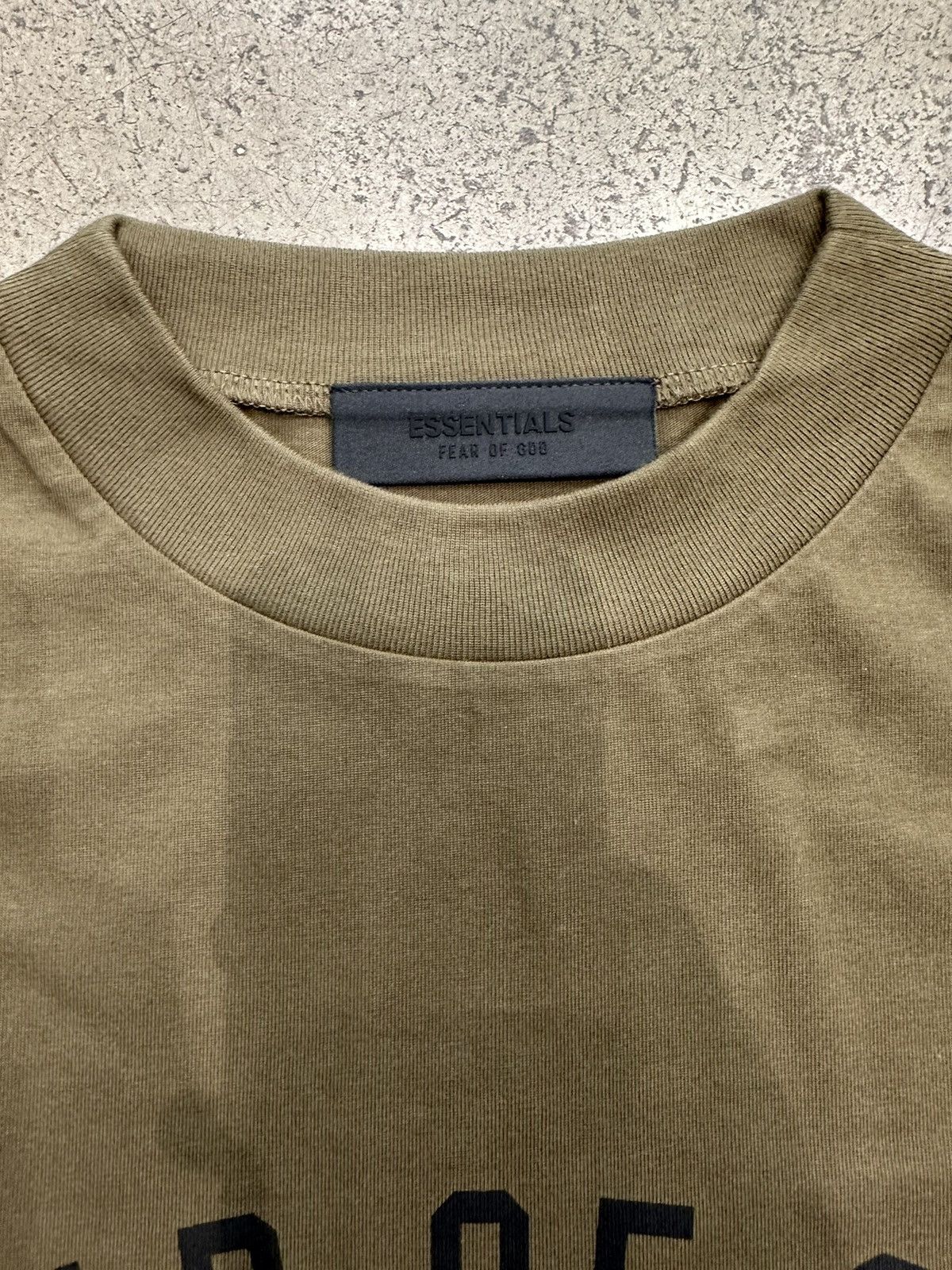 Essentials ESSENTIALS - Jersey Crewneck T-Shirt Olive Size US L / EU 52-54 / 3 - 3 Thumbnail