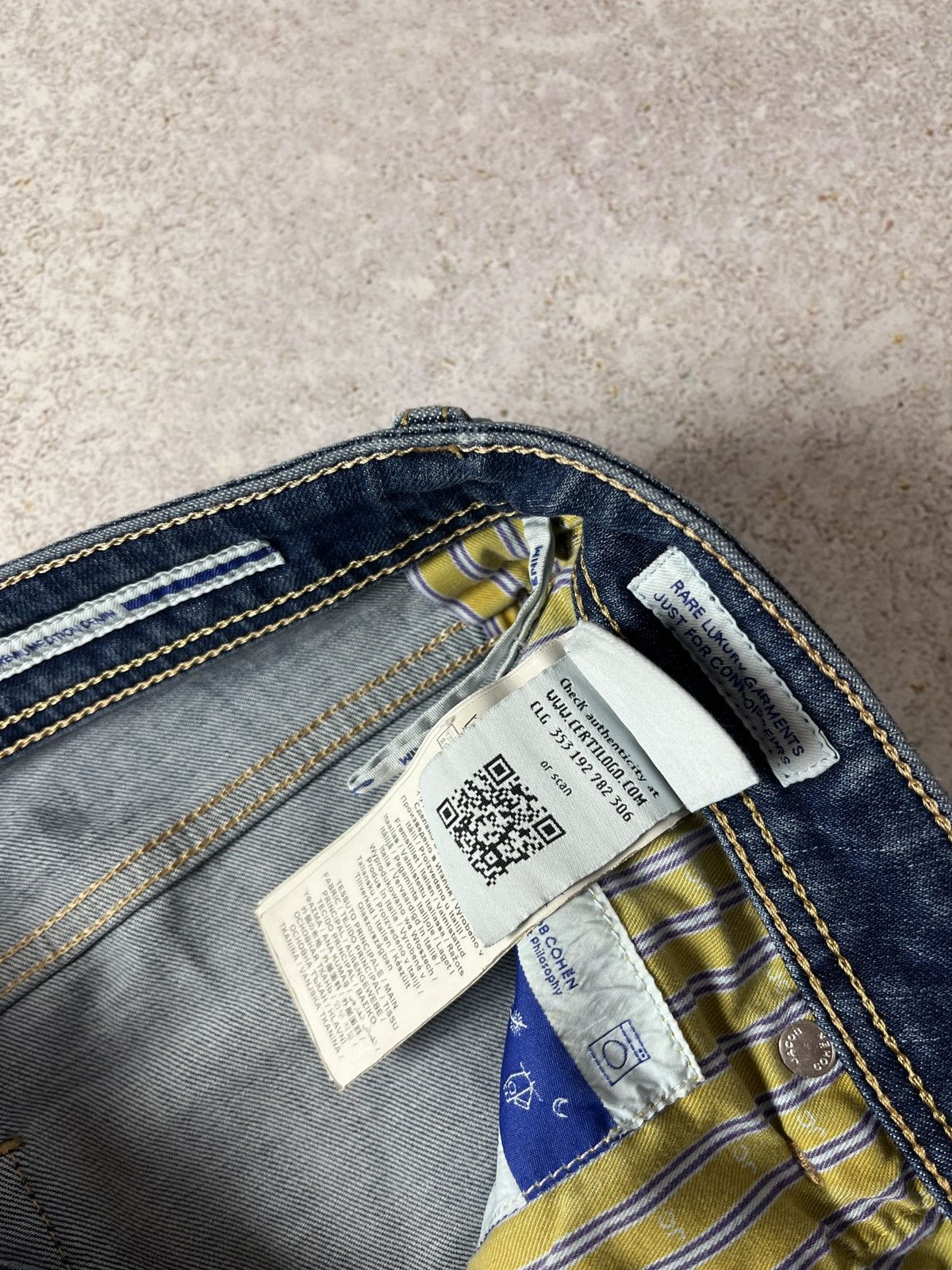 Jacob Cohen Nick Slim Fit Denim Luxury Jeans Blue Size 34