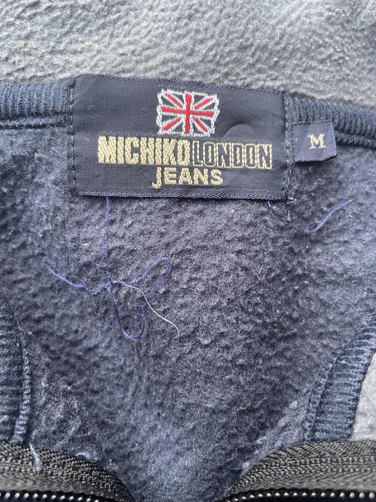 Designer × Michiko Koshino London Michiko London Jeans Fleece Jacket Size US M / EU 48-50 / 2 - 10 Thumbnail