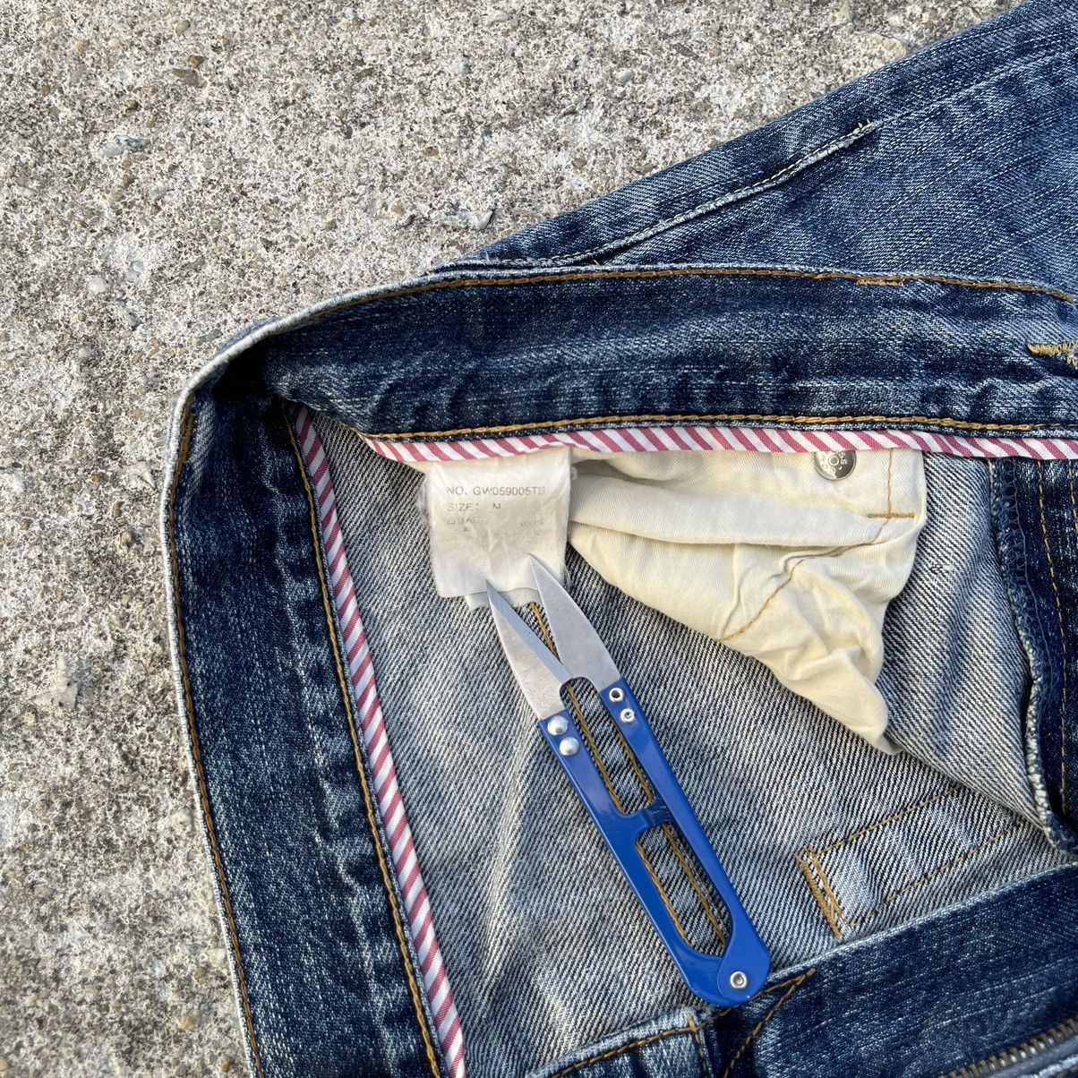 Japanese Brand 🔥 Shuca Global Work Distressed Denim Women W31🔥 Size 31" - 7 Thumbnail
