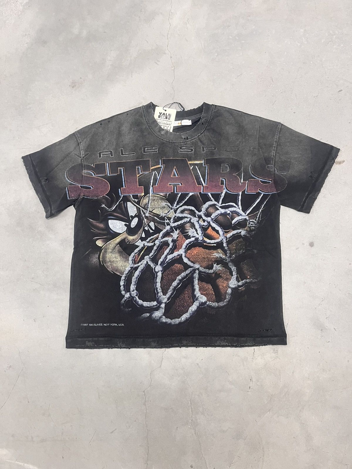 Vale Vale Forever Valley Dreams Grey Sade HK Tour Tee Size Small