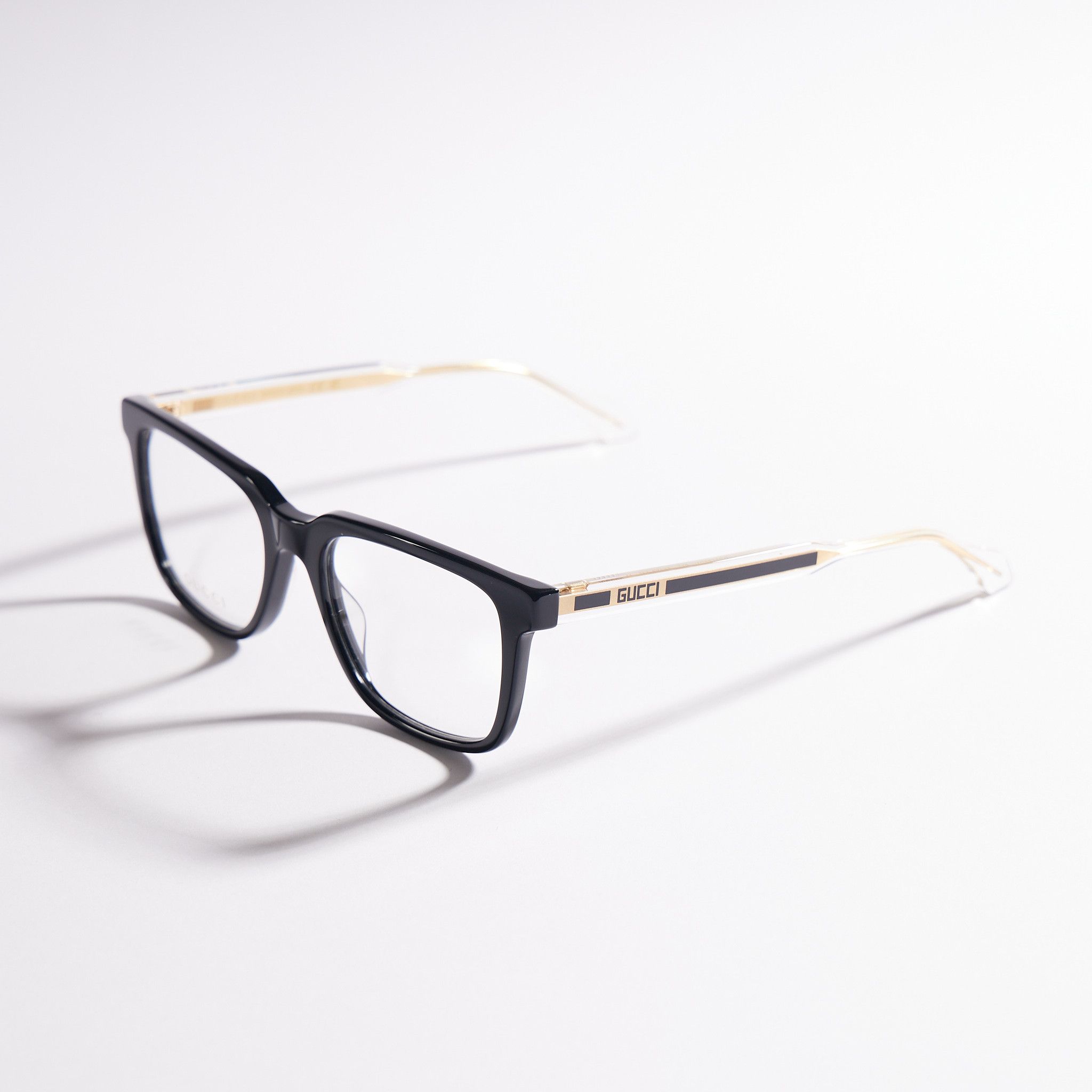 Gucci GUCCI GG0560ON 005 Eyeglasses Frame Men's BLACK/CRYSTAL Size ONE SIZE - 1 Thumbnail