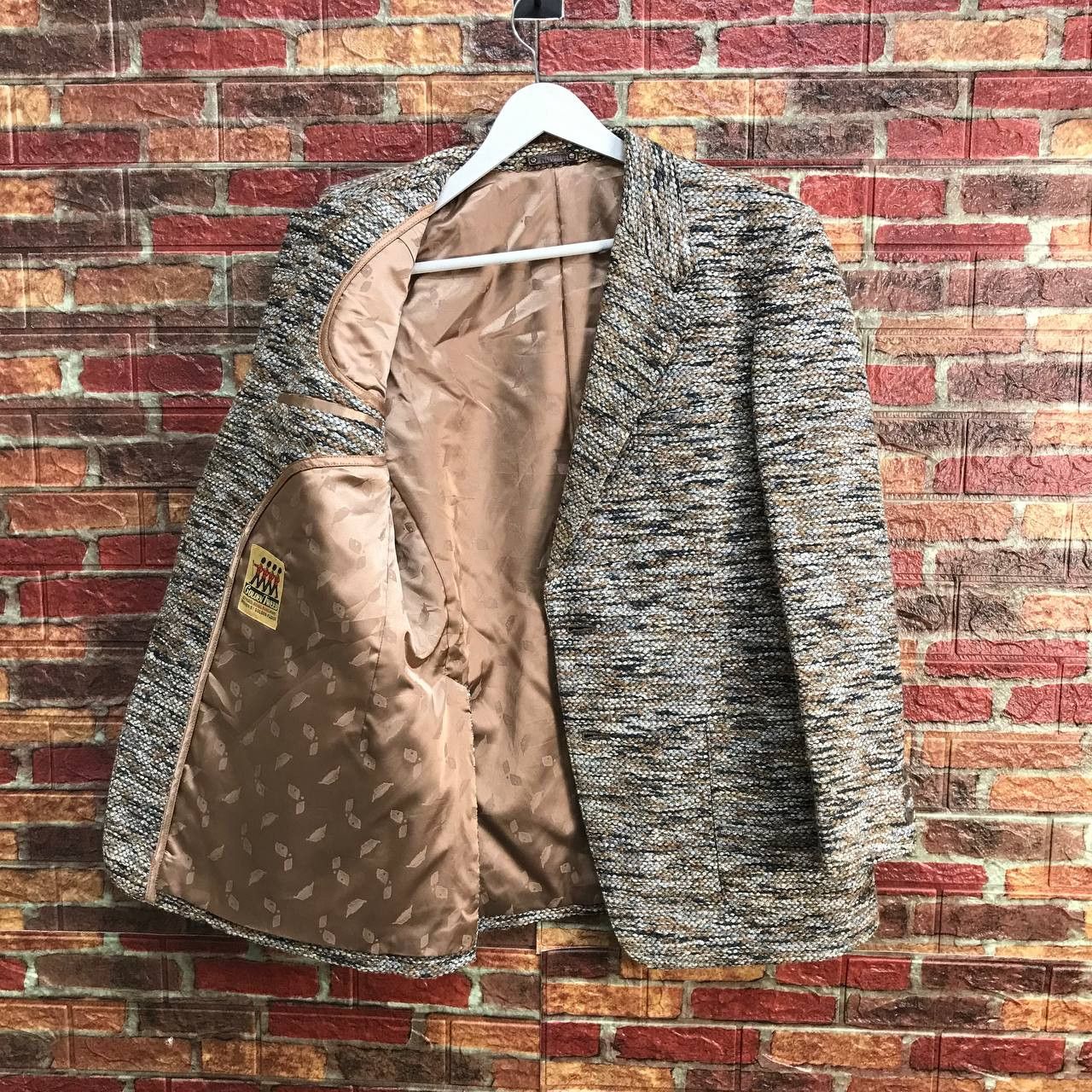 Japanese Brand GOLDEN TWEED GENUINE ROYAL TOKYO TWEED KNITTED COAT Size US M / EU 48-50 / 2 - 2 Thumbnail