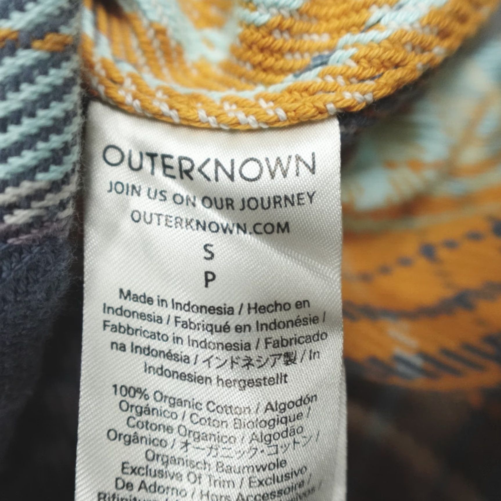 Outerknown Outerknown Blanket Shirt Plaid Button Up Men's Size S Organic Cotton Multicolor Casual Workwear Travel Long Sleeve Button-Up Size US S / EU 44-46 / 1 - 3 Thumbnail