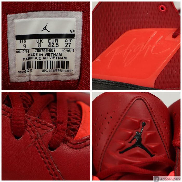 jordan flight gym red