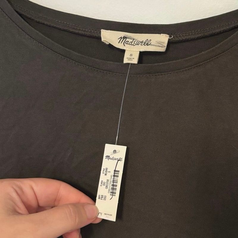 Madewell NWT Madewell Puff-Sleeve Drop-Shoulder Knit Top Size Small Size S / US 4 / IT 40 - 3 Thumbnail