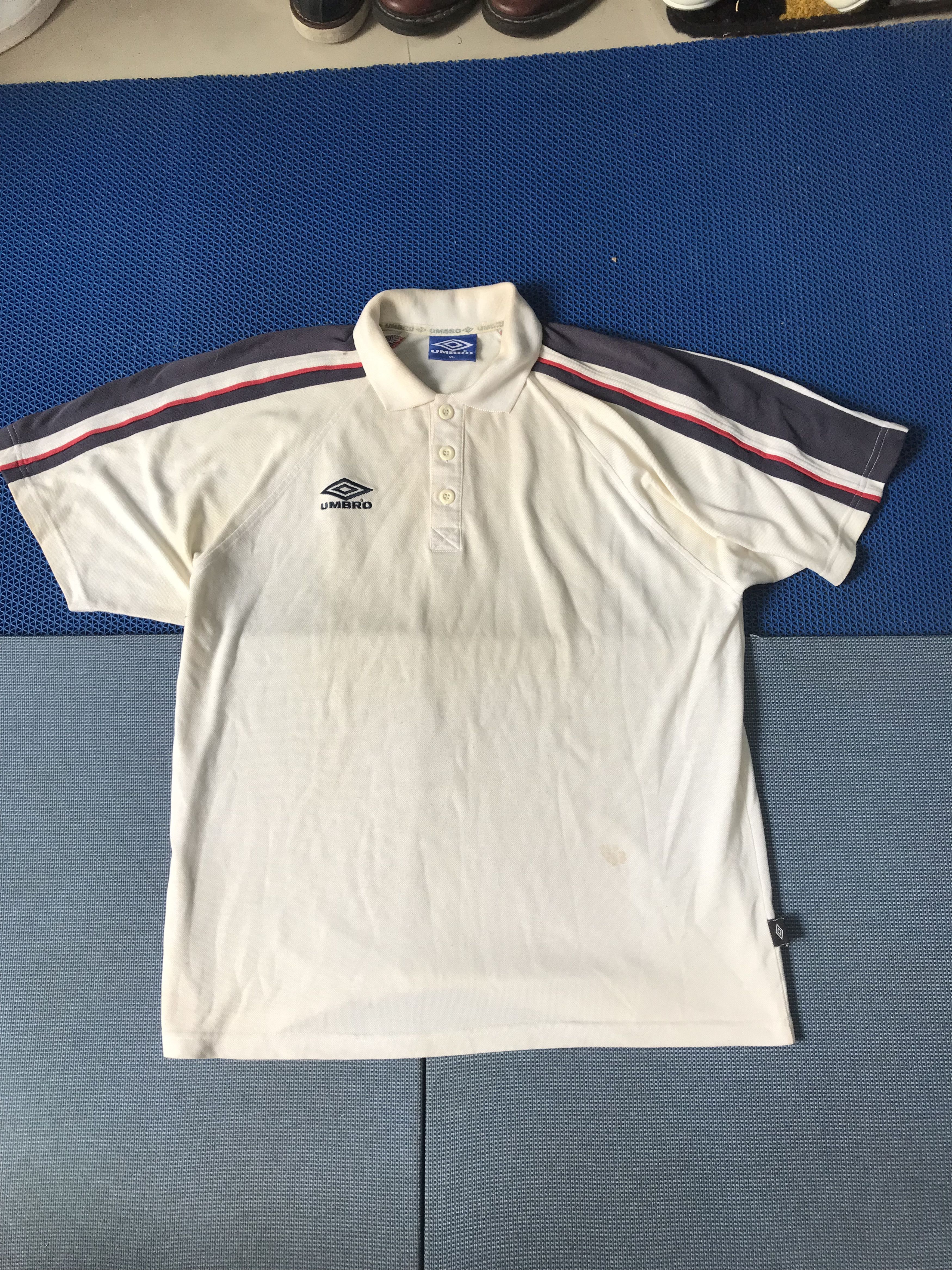 Umbro Vintage Umbro classic England Football polo shirt club Size US XL / EU 56 / 4 - 1 Thumbnail