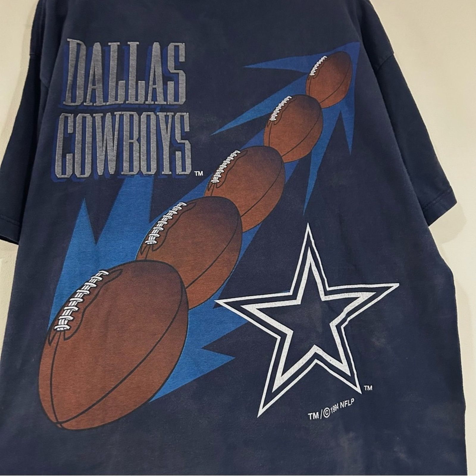 Other Vintage 1994 Dallas Cowboys Double Sided Graphic Shirt Size US XL / EU 56 / 4 - 4 Thumbnail