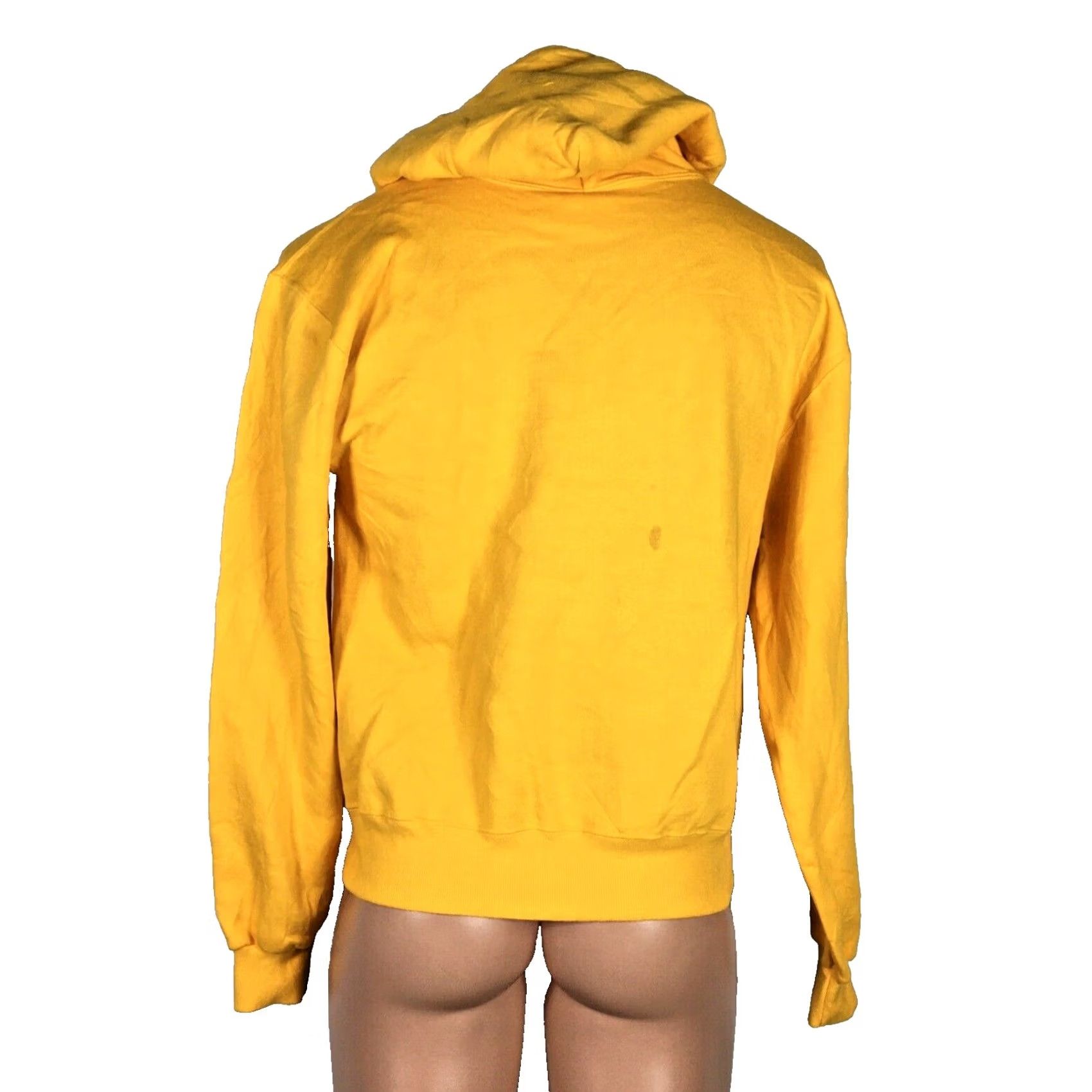 Russell Athletic VINTAGE Russell Athletic Hoodie Mens Size S Yellow Goldenrod Blank Sweatshirt Crew Neck 90s Athletic Track Size US S / EU 44-46 / 1 - 2 Thumbnail