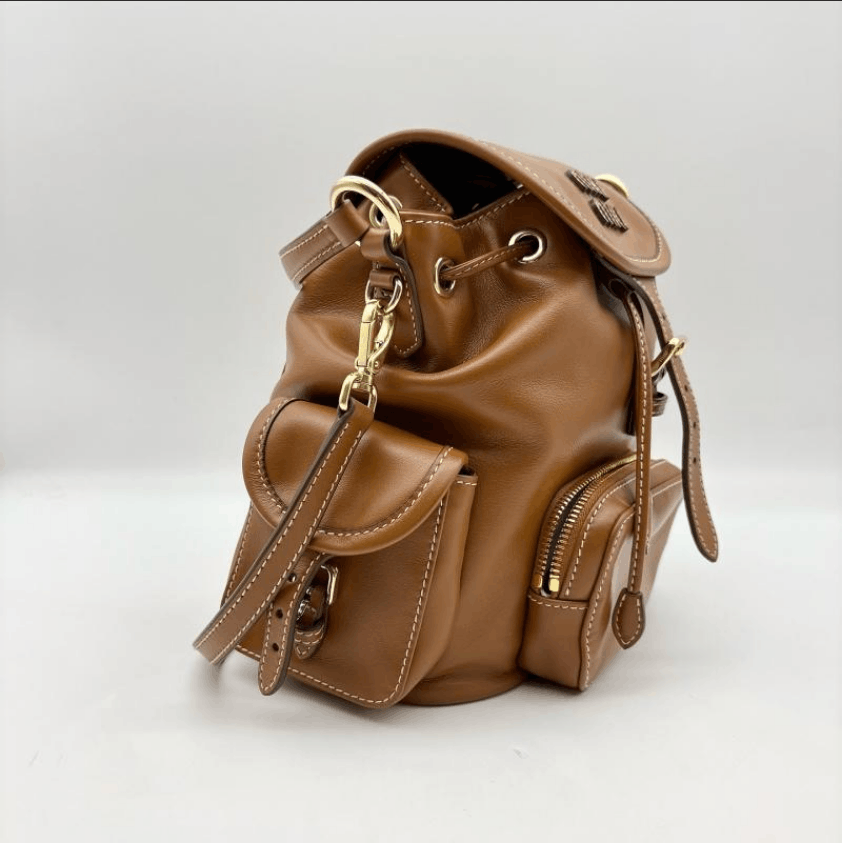 Miu Miu Miu Miu Calfskin Backpack with Engraved Logo Size ONE SIZE - 4 Thumbnail