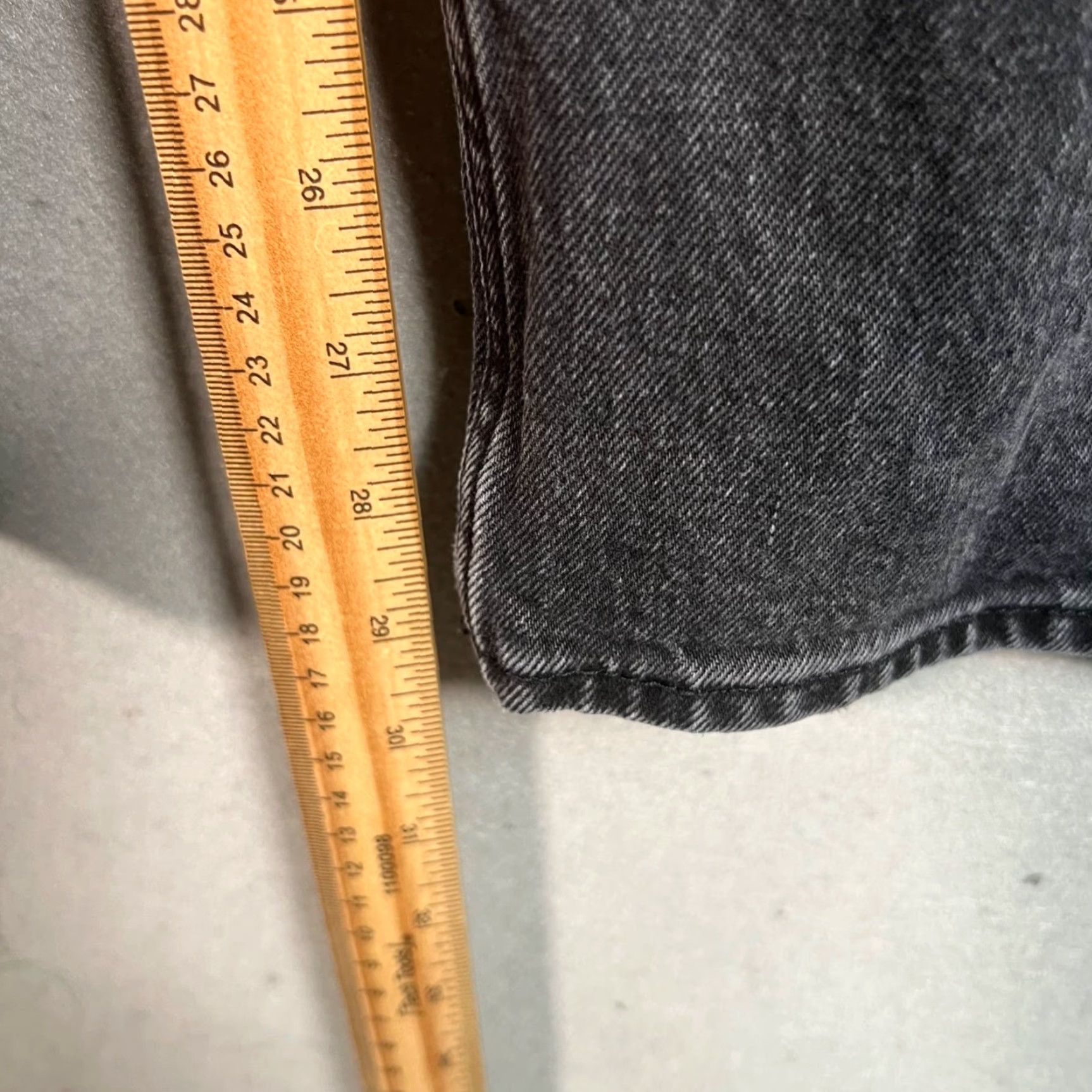 Abercrombie & Fitch Abercrombie & Fitch Jeans Women 33 Black 90s High Rise Relaxed Straight Denim 5-Pocket Womens Size 24" / US 00 / IT 34 - 7 Thumbnail