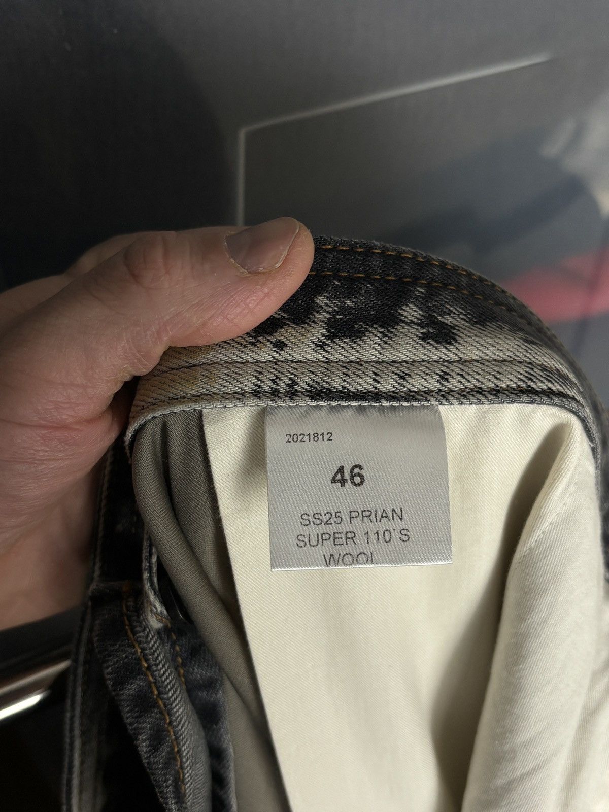 Acne Studios Acne Studios Super 100’S Wool Baggy Belted Sample Pants Rare Size US 34 / EU 50 - 10 Thumbnail