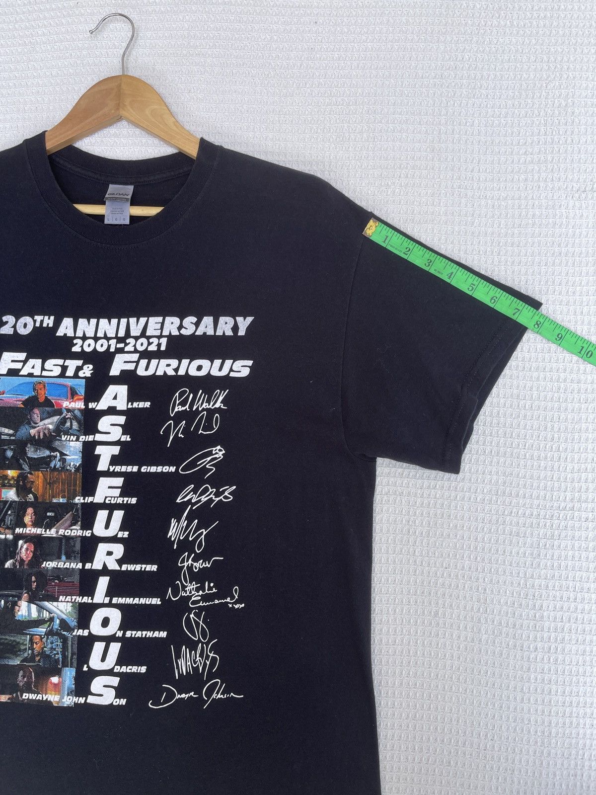 Vintage Vintage 20th Anniversary 2001-2021 Fast Furious Movie Tee Size US L / EU 52-54 / 3 - 10 Thumbnail