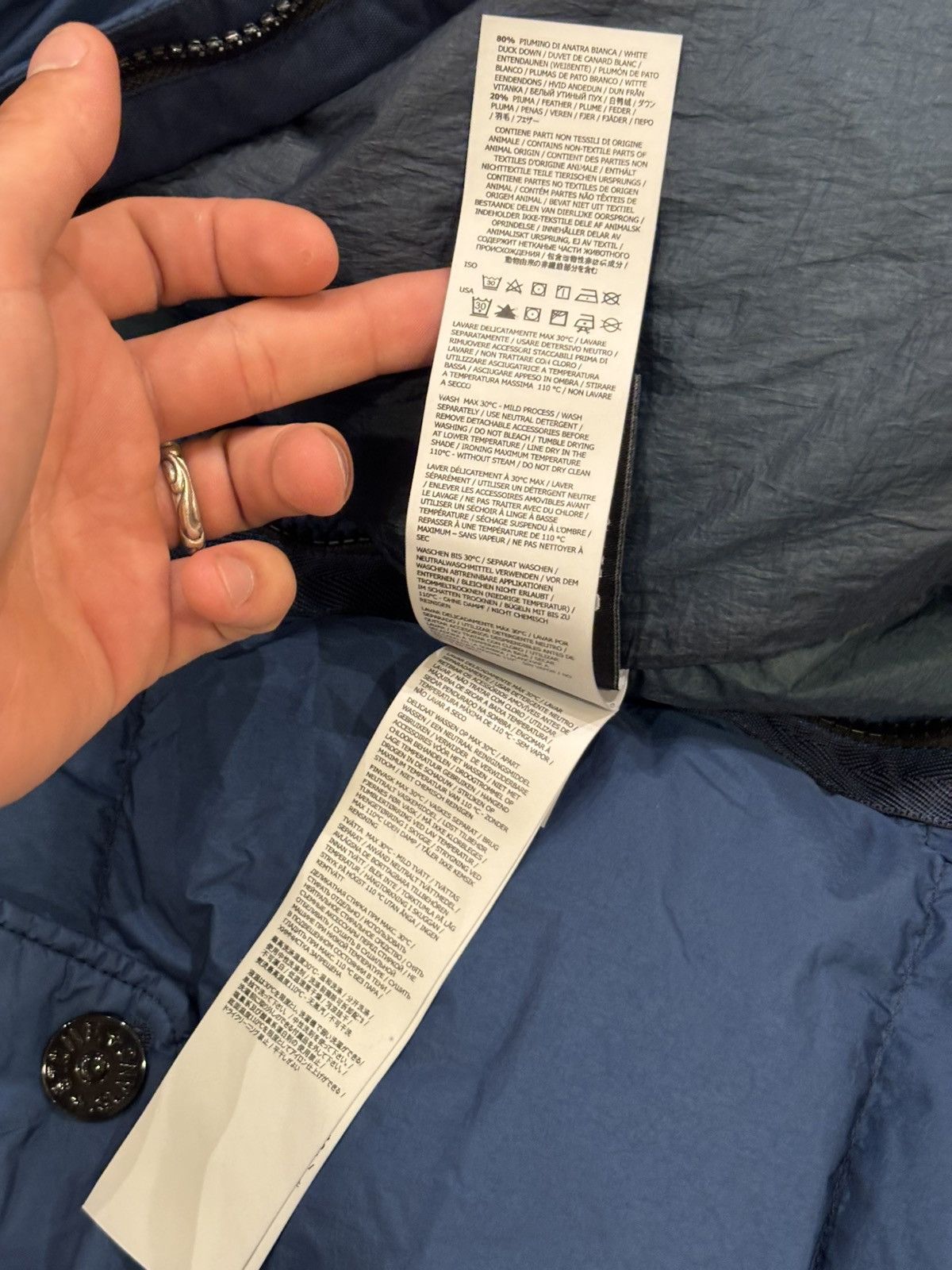 Stone Island Stone Island Crinkle Reps Down Parka Size US L / EU 52-54 / 3 - 8 Thumbnail