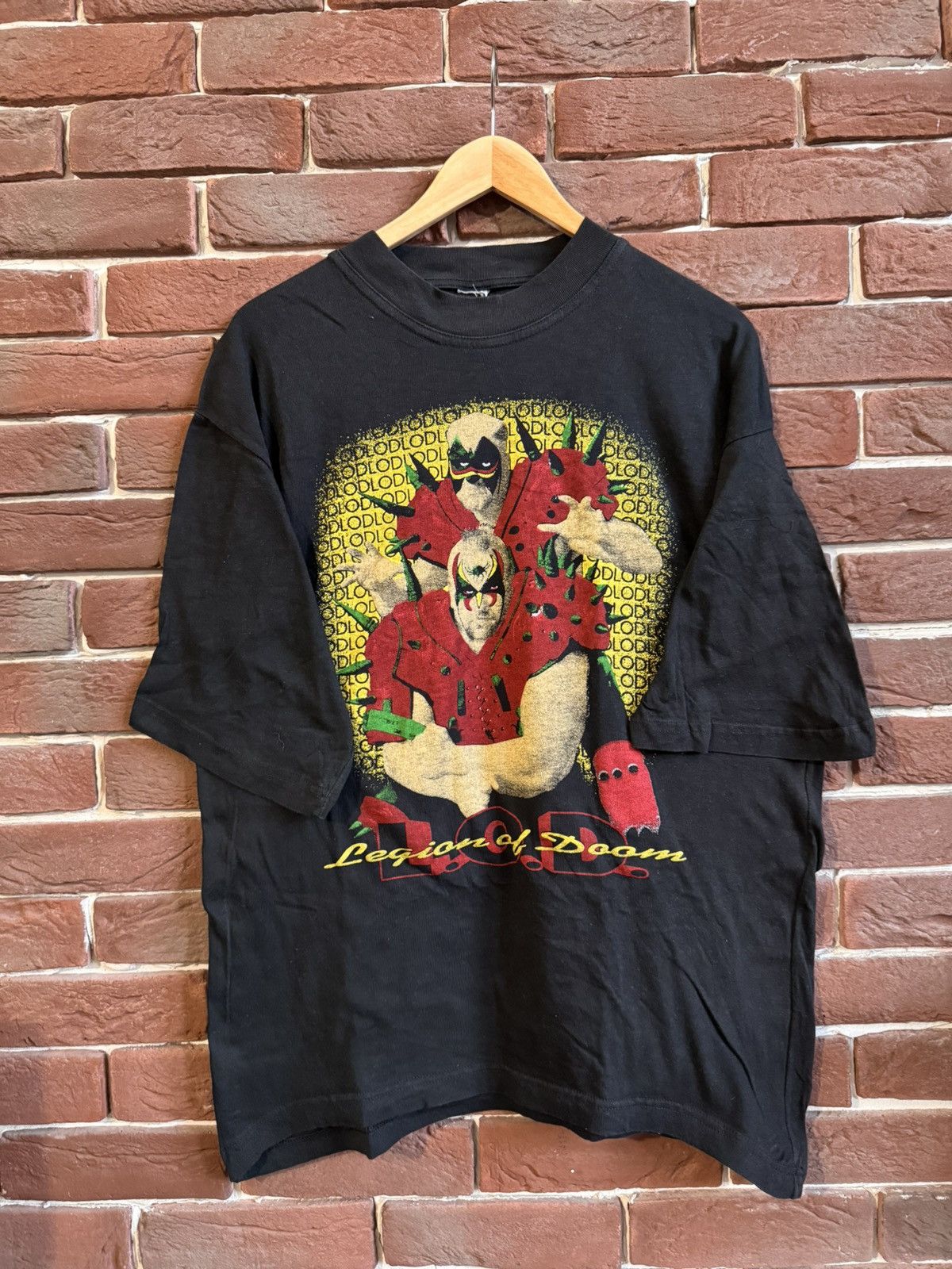 Vintage Rare Legion Of Doom Vintage 90s Rare Wrestling Tee WWF WWE Size US L / EU 52-54 / 3 - 1 Thumbnail
