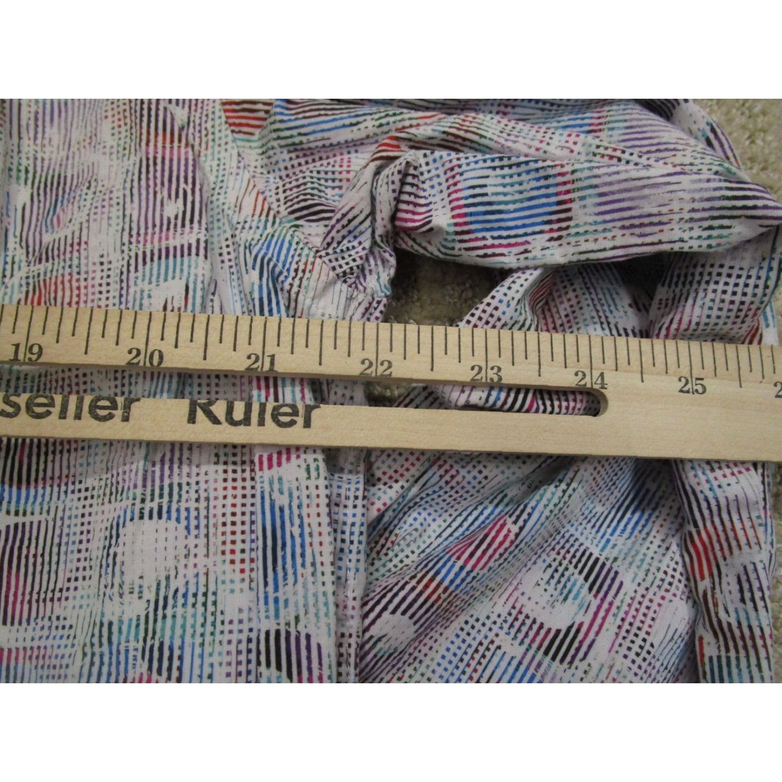 Luchiano Visconti Visconti Shirt Men L White Multicolor Geometric Long Sleeve Button-Down Limited Edition Size US L / EU 52-54 / 3 - 6 Thumbnail