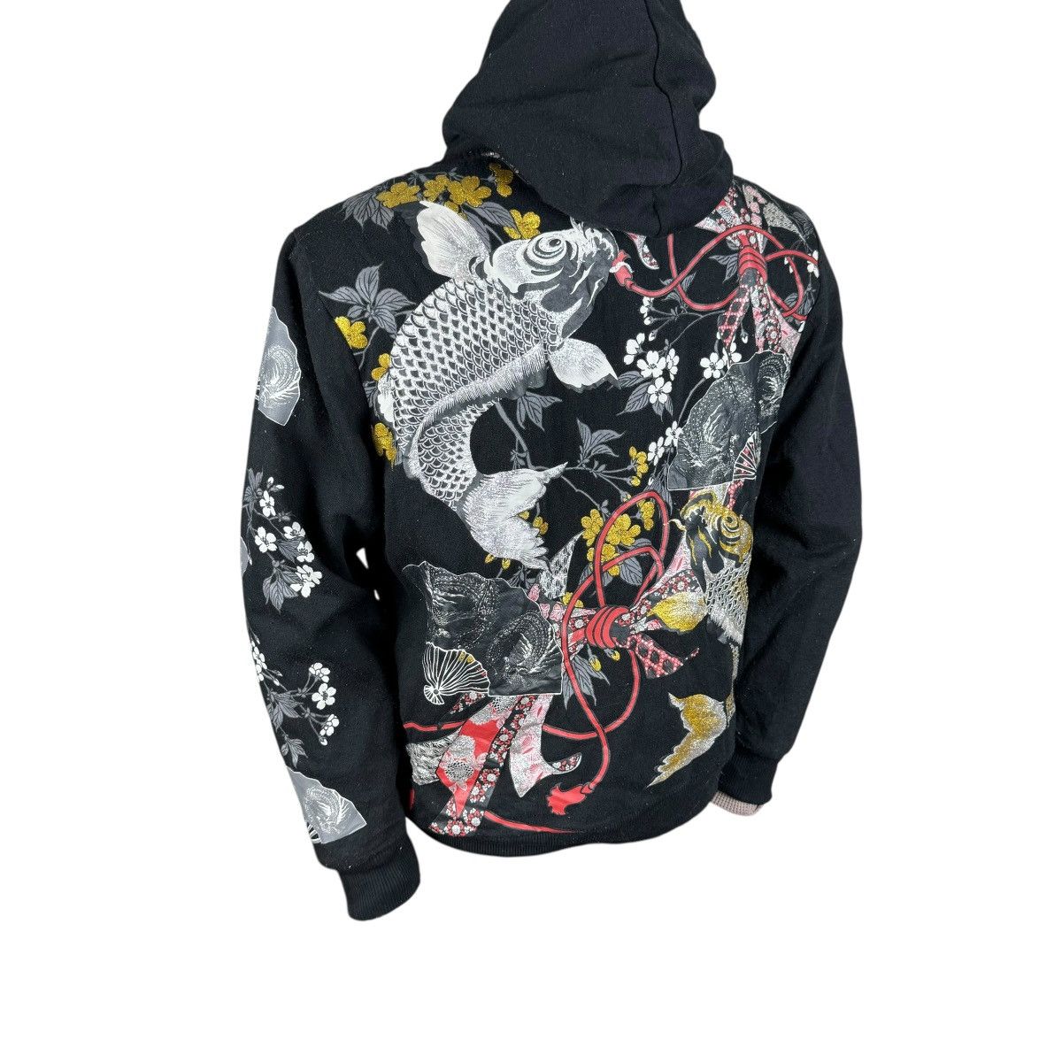 Japanese Brand ❄️SUKAJAN KOI FISH HOODIE SWEATSHIRT Size US L / EU 52-54 / 3 - 3 Thumbnail