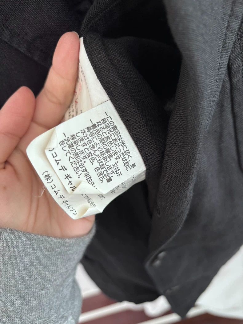 Comme des Garcons Comme Des Garcons MBlack linen thin suit jacket 2502-Nextar Size US M / EU 48-50 / 2 - 7 Thumbnail