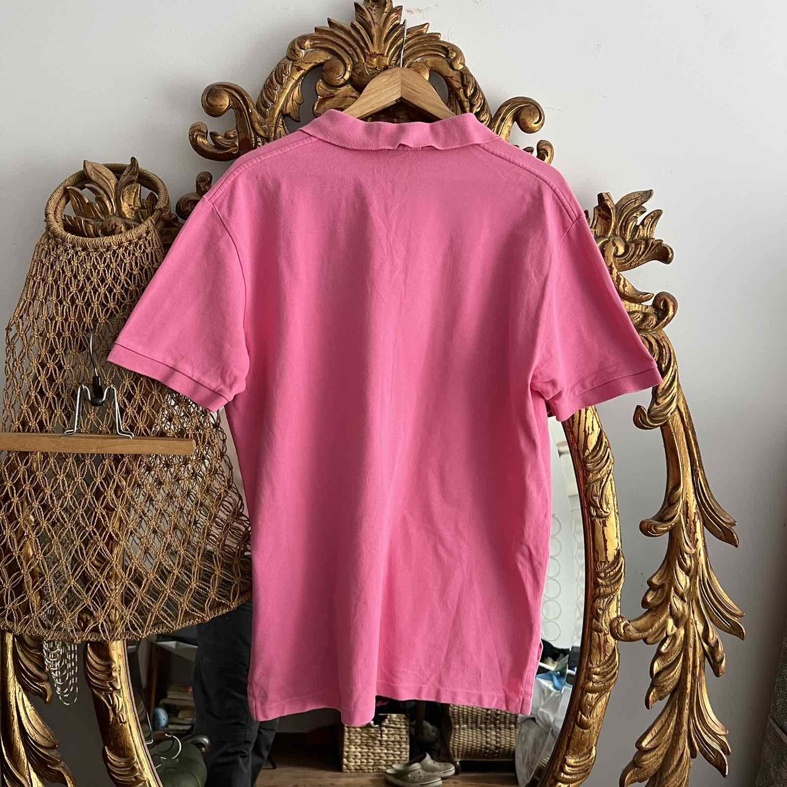 Polo Ralph Lauren × Vintage Vintage Polo Ralph Lauren Pink Polo T-shirt Sz L Size US L / EU 52-54 / 3 - 2 Thumbnail