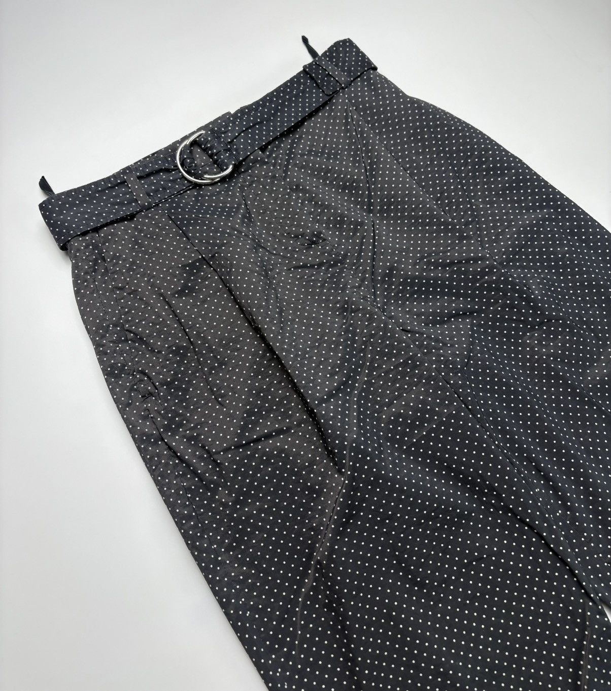 Celine Celine Phoebe Philo Polka Lightweight Belted Trousers Size 26" / US 2 / IT 38 - 2 Thumbnail