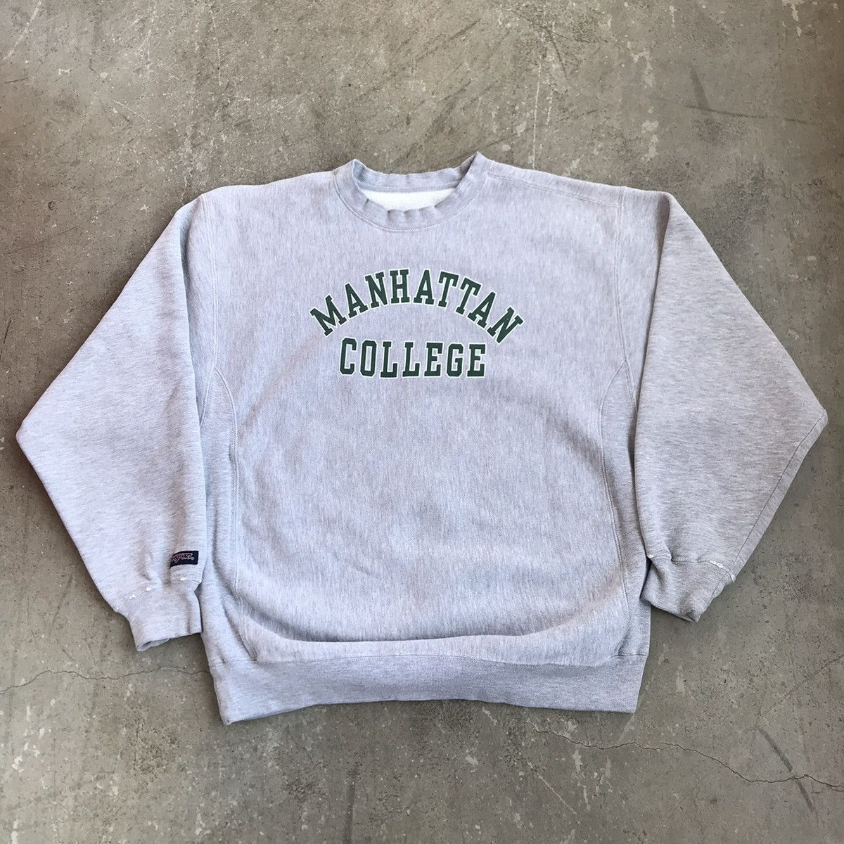 Vintage Vintage 1990s Manhattan College NYC Reverse Weave