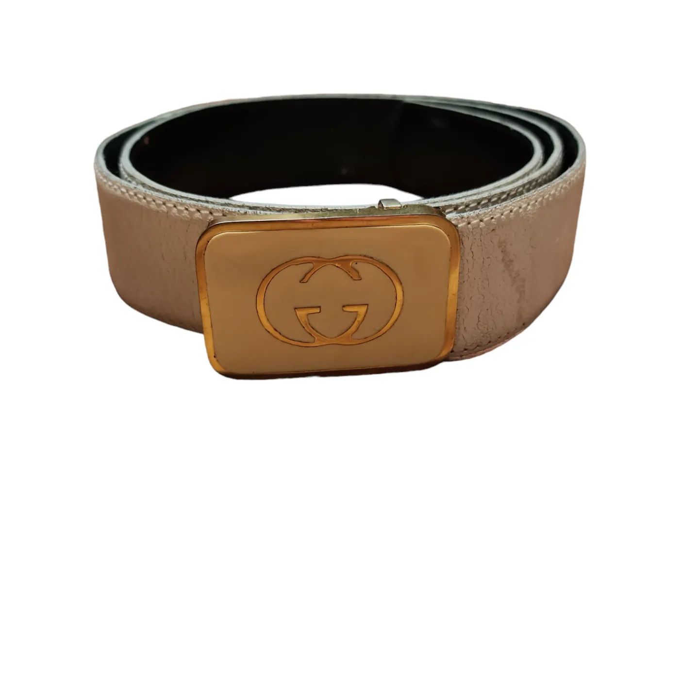 Gucci × Vintage Gucci leather belt vintage rare made in italy Size 34 - 6 Thumbnail