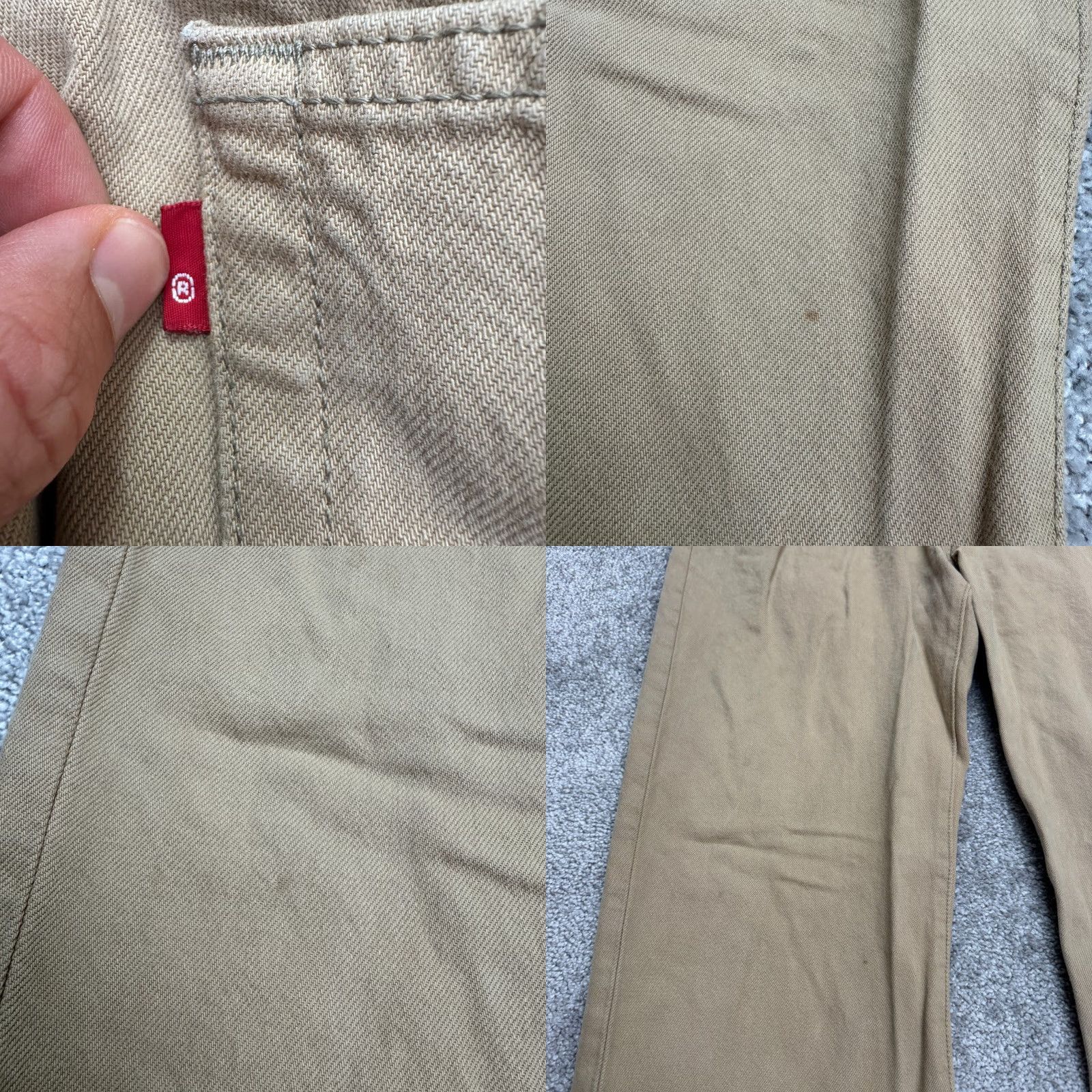 Levi's Levi's 501 Jeans Mens 38x34 Denim Straight Button Fly Brown Cotton Vintage? No (but check) No Size US 38 / EU 54 - 8 Thumbnail