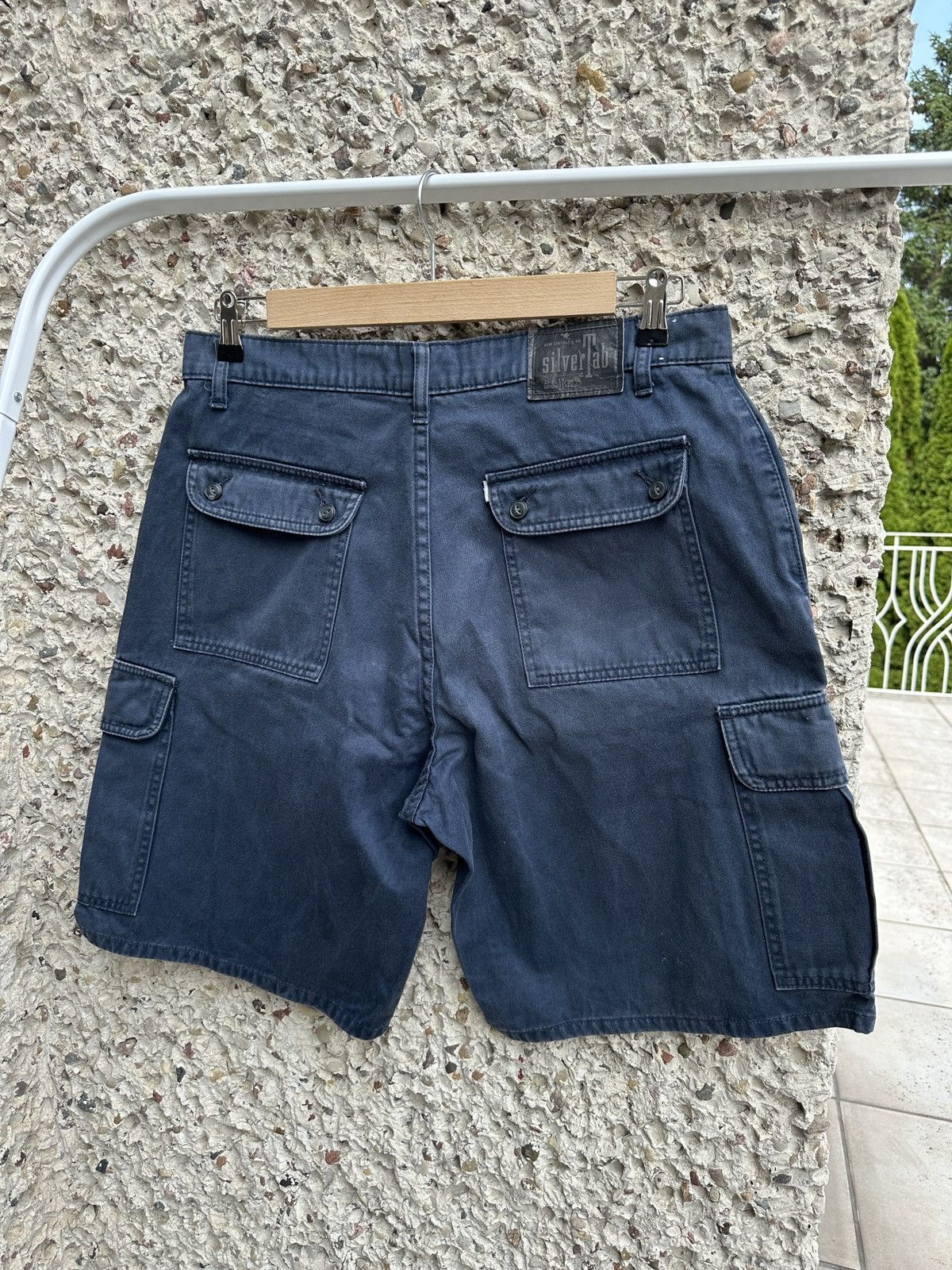 Levi's Vintage Levis Silver Tab 1989 90s hong kong cargo jorts Size US 34 / EU 50 - 2 Thumbnail