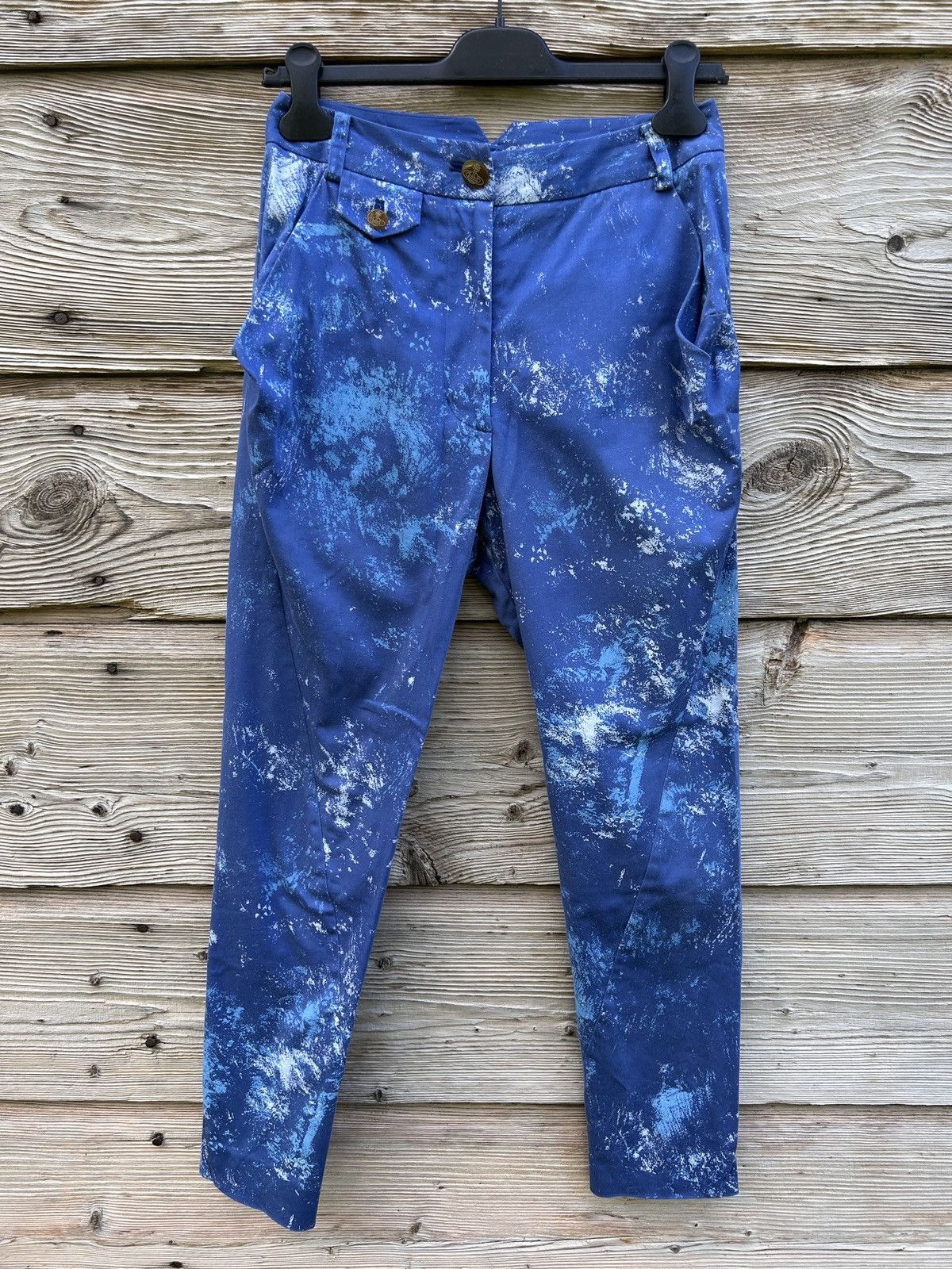 Vivienne Westwood Vivienne Westwood Red Label Paint Splattered Pants Size 25" / US 0 / IT 36 - 1 Thumbnail