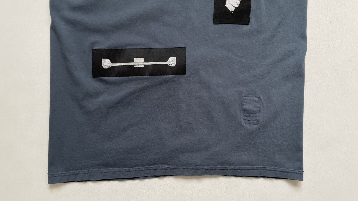 Rick Owens Drkshdw Blue ‘Patch Detail’ Level T Shirt Size US M / EU 48-50 / 2 - 6 Thumbnail