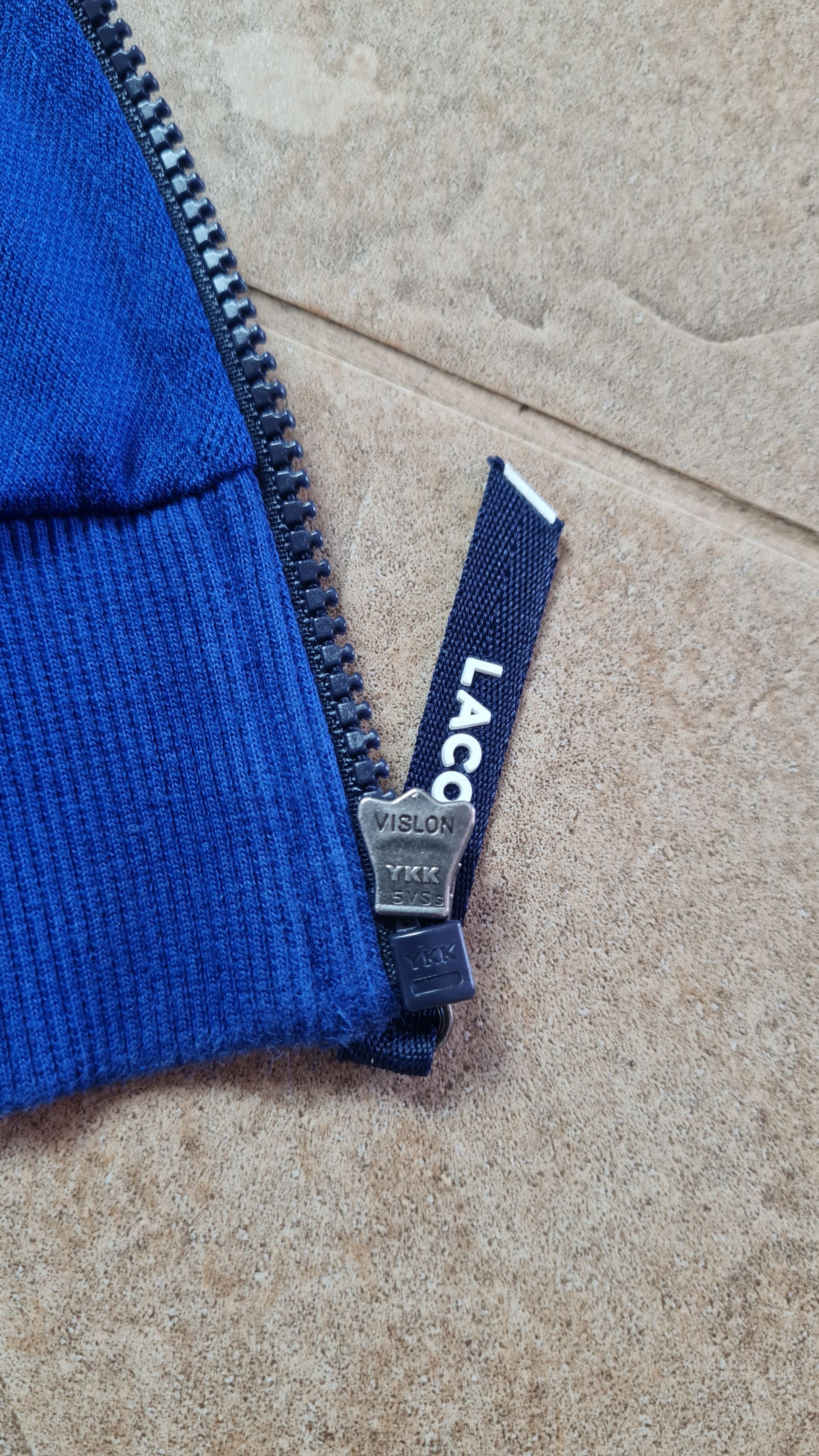 Lacoste Vintage sweatshirt LACOSTE Mens Track Jacket Blue Size US XXL / EU 58 / 5 - 7 Thumbnail