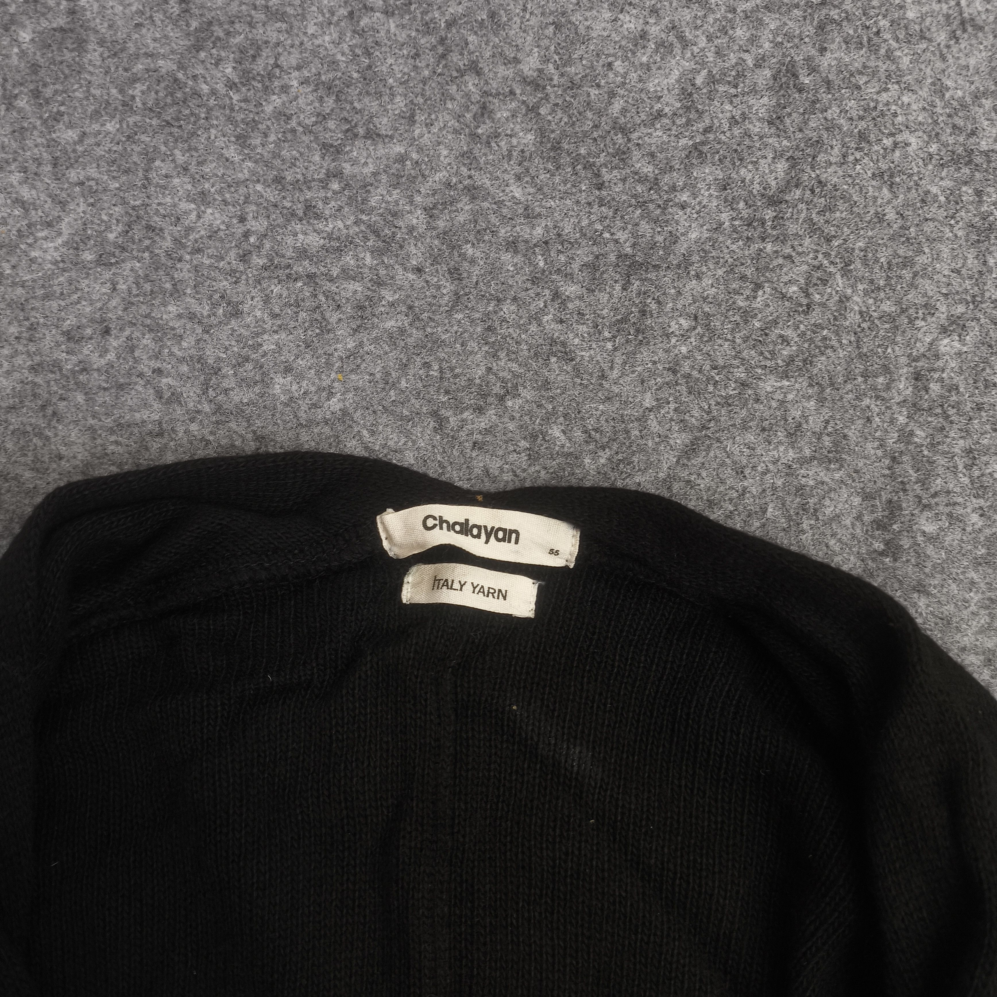 Hussein Chalayan Chalayan wool outer knitwear sweater Size US XXL / EU 58 / 5 - 2 Thumbnail