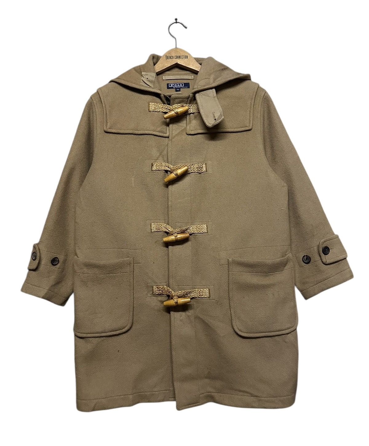 Polo Ralph Lauren Vtg🔥Polo Ralph Lauren Duffle Coat Wool Jacket Size US L / EU 52-54 / 3 - 1 Thumbnail
