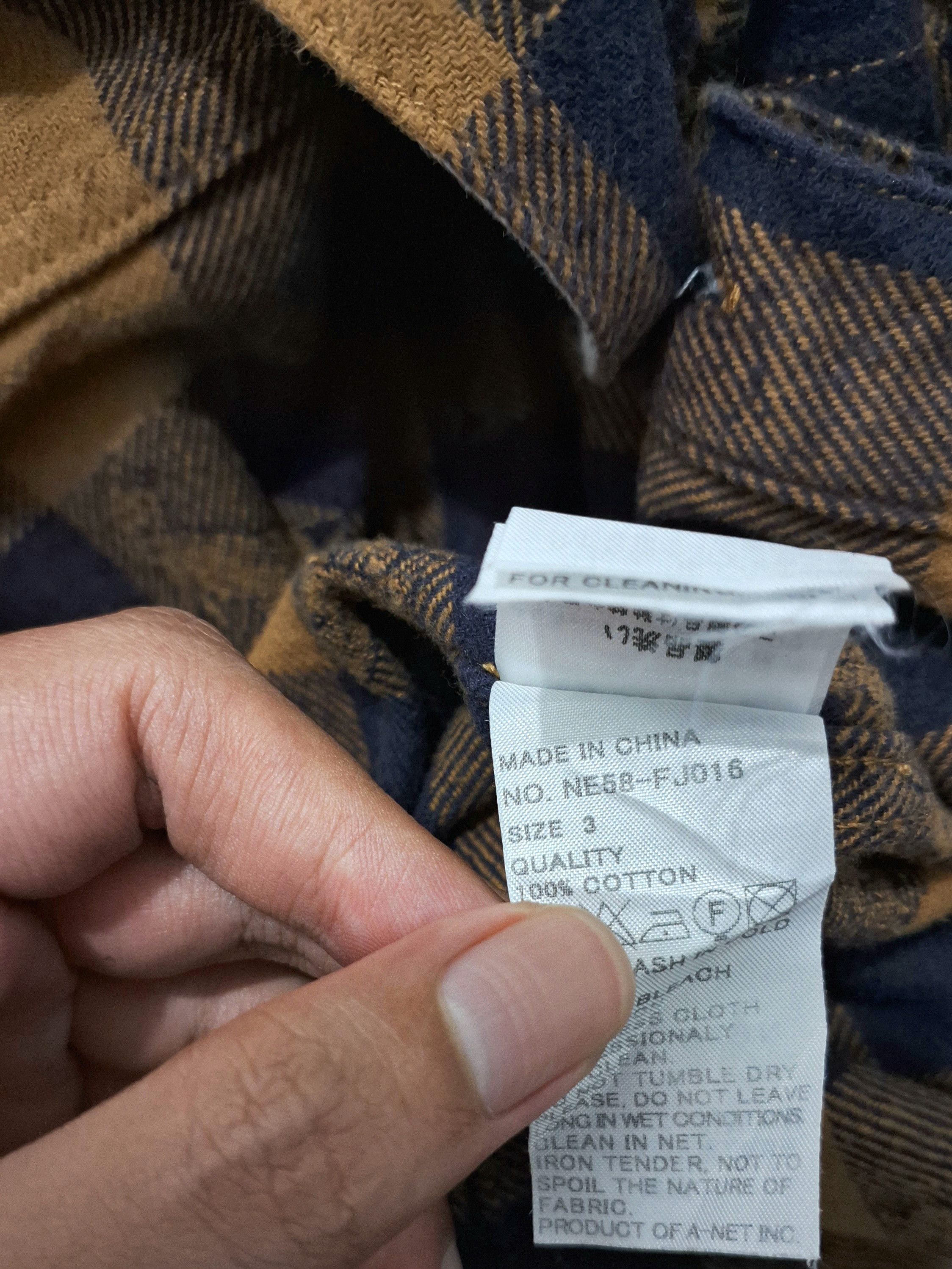 Ne-Net 🔥Rare Ne-net issey miyake plaid flannel shirt Size US L / EU 52-54 / 3 - 4 Thumbnail