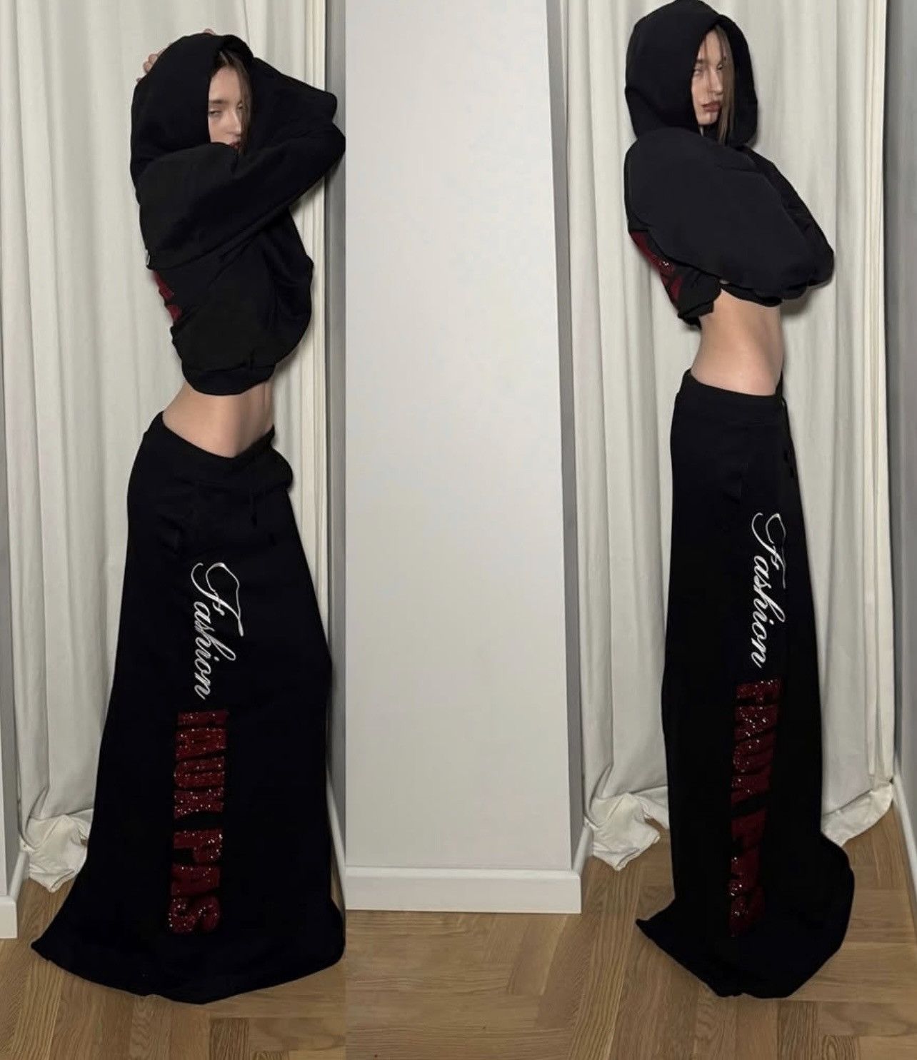 NAMILIA Super long black Namilia skirt Size 26" / US 2 / IT 38 - 5 Thumbnail