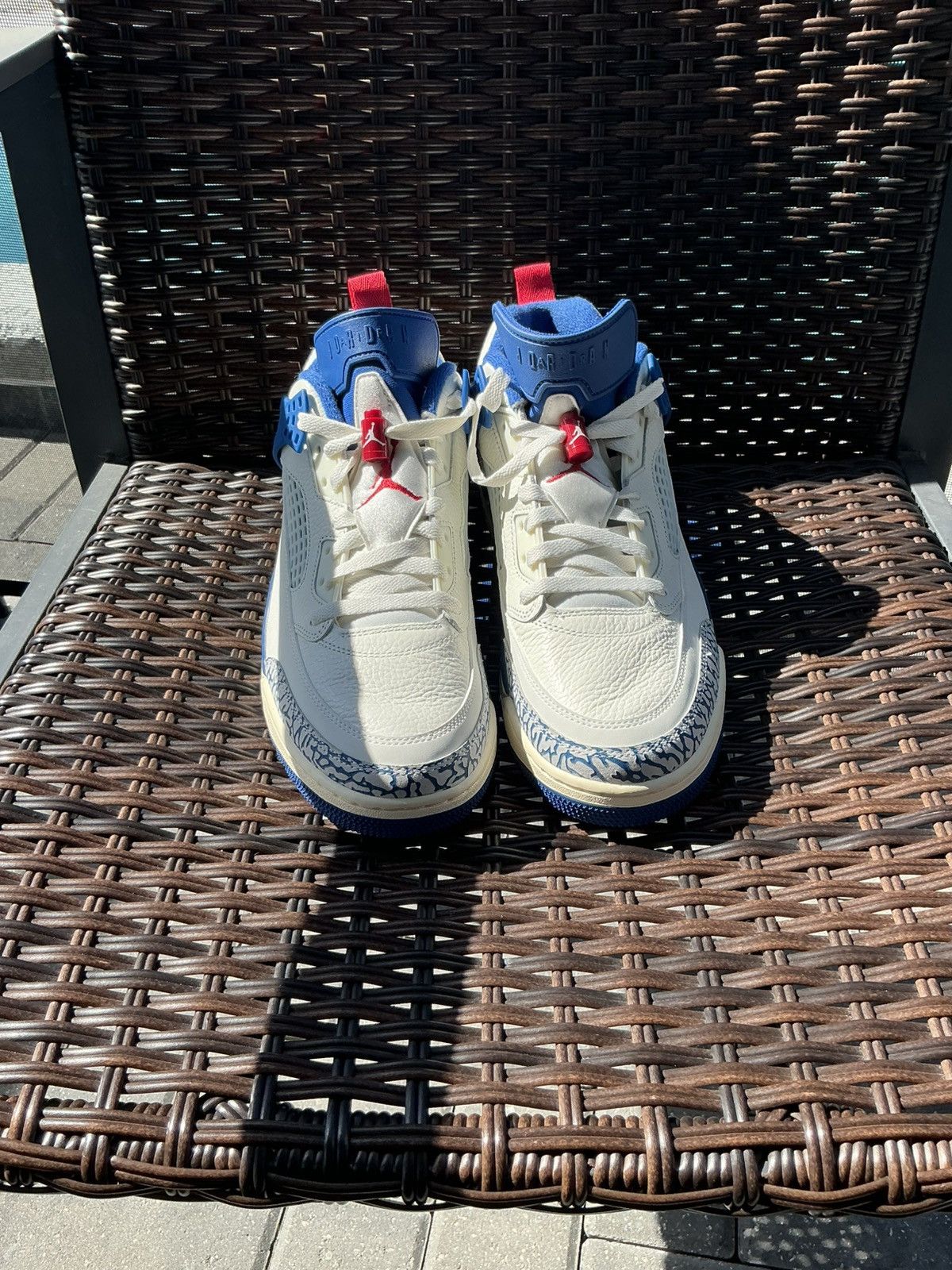 Jordan Brand Air Jordan Spizike Low Sail Storm Blue 12M Size US 12 / EU 45 - 2 Thumbnail