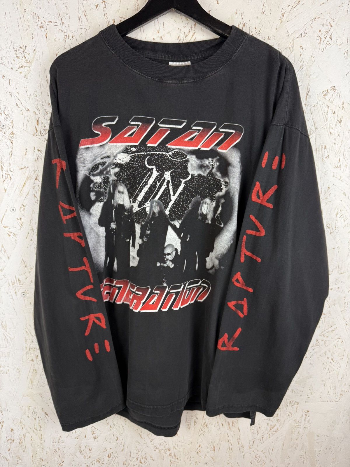 90s Impaled Nazarene Satan Generation Metal Band Long Sleeve