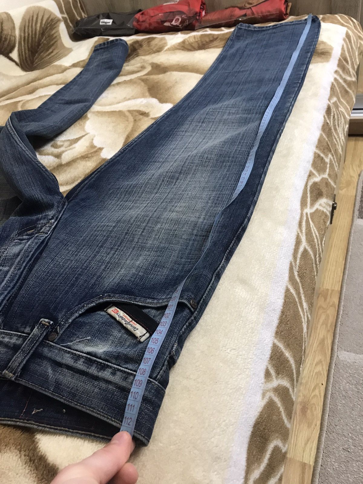 Diesel 🔥 Rare Diesel Washed Faded Denim Y2K Baggy Pants Japan Jeans Size US 32 / EU 48 - 16 Thumbnail