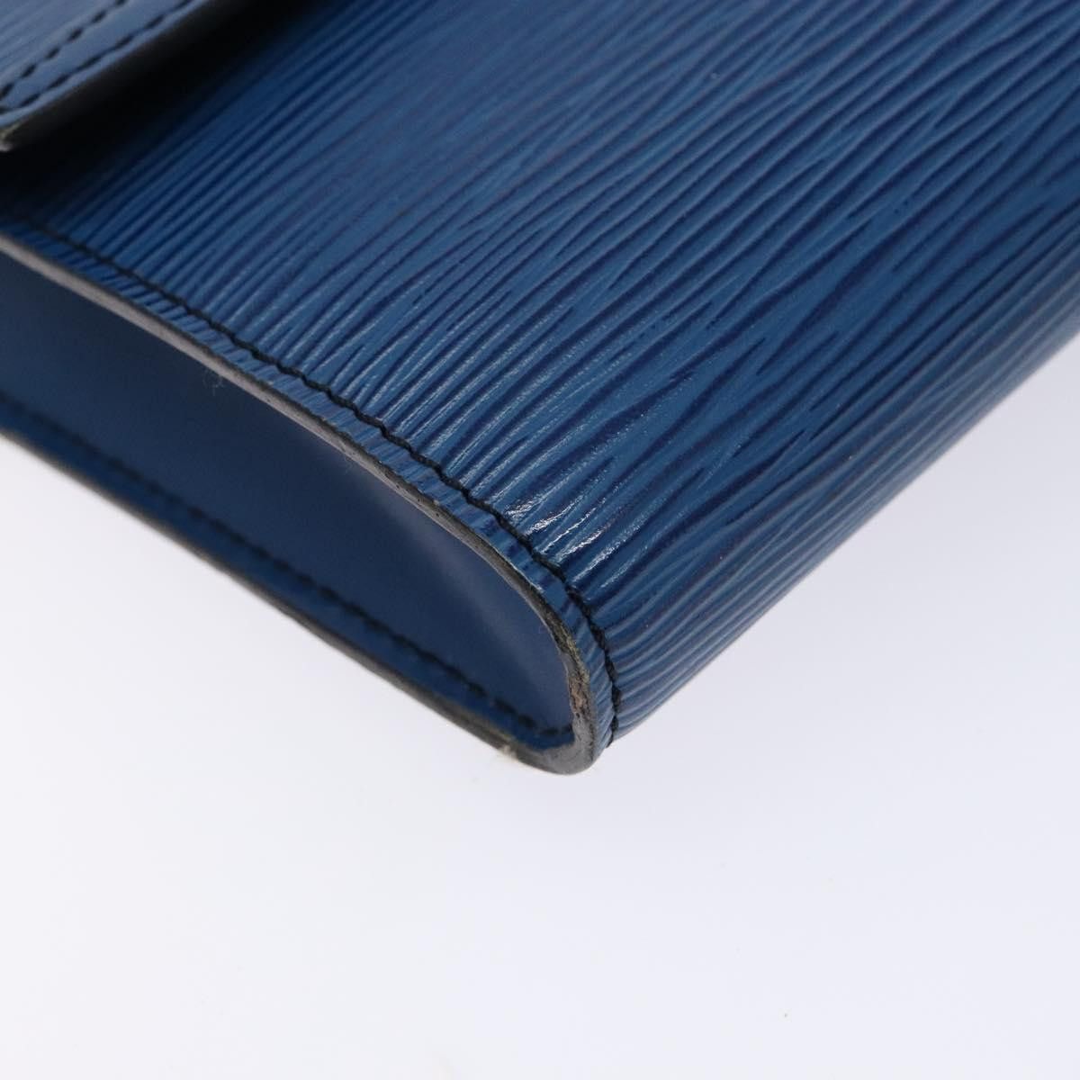Louis Vuitton LOUIS VUITTON Epi Pochette Arche Shoulder Bag Blue M52575 Size ONE SIZE - 15 Thumbnail