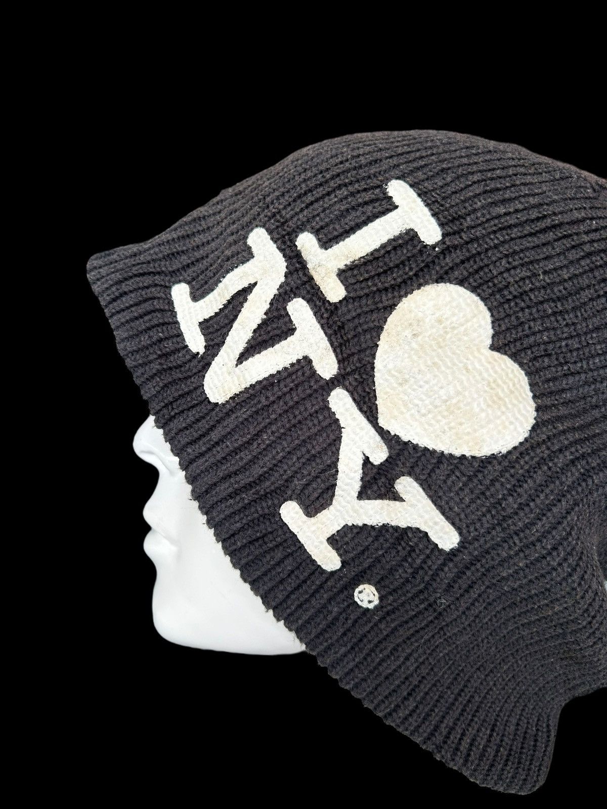 Japanese Brand × Kapital × Vintage Vintage Sunfaded I Love New York Rare big Beanie Hats ☠️☠️ Size ONE SIZE - 4 Thumbnail