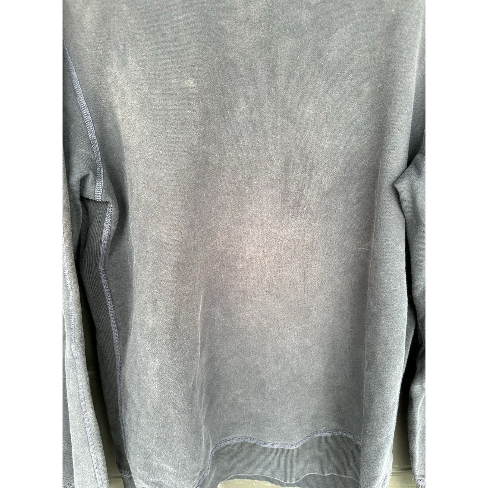 Reigning Champ Reigning Champ Sweatshirt Men L Slim Fit Navy Ribbed Side Panels Midweight Terry Pullover Size US L / EU 52-54 / 3 - 6 Thumbnail