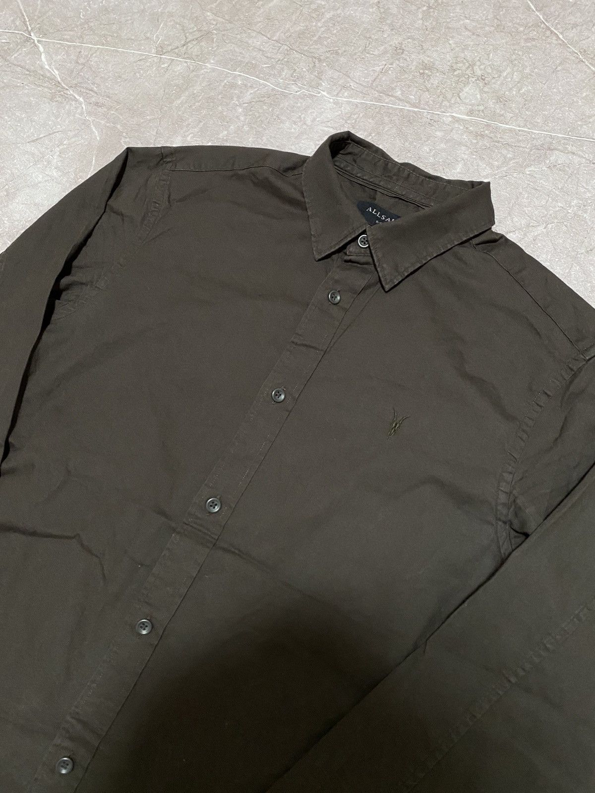 Allsaints Vintage Allsaints Button Up Men’s Shirt Y2K Long Sleeve Size US S / EU 44-46 / 1 - 4 Thumbnail