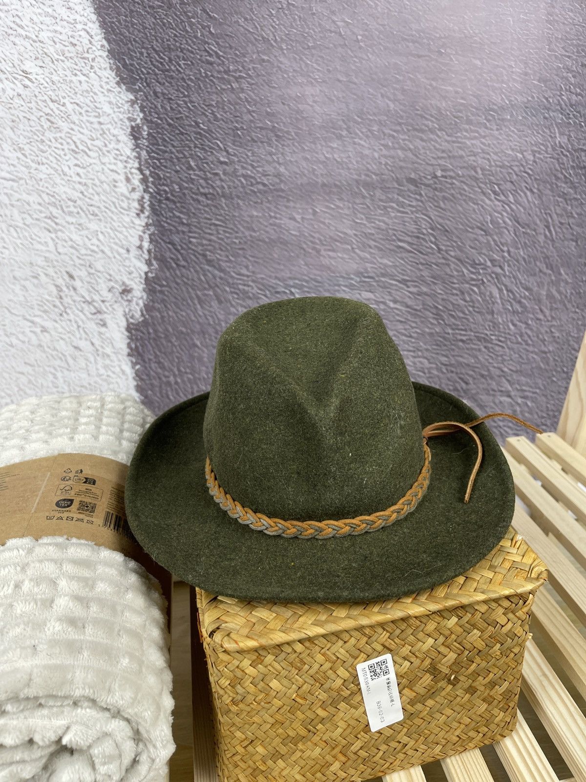 Vintage Bollman USA The natural 100% wool made in USA hat vintage Size ONE SIZE - 2 Thumbnail
