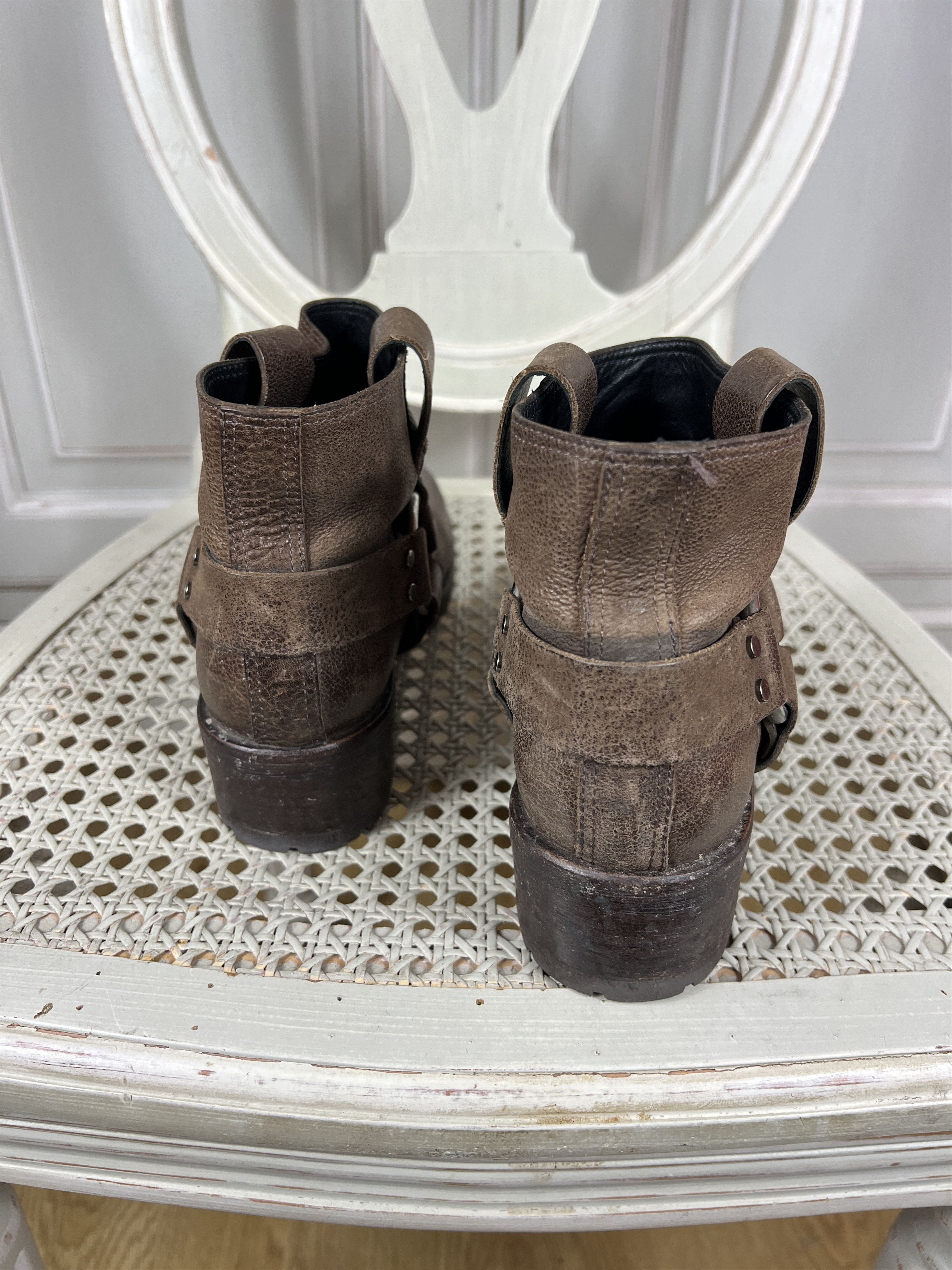 Allsaints allasaints moto boots brown Size US 7.5 / IT 37.5 - 5 Thumbnail